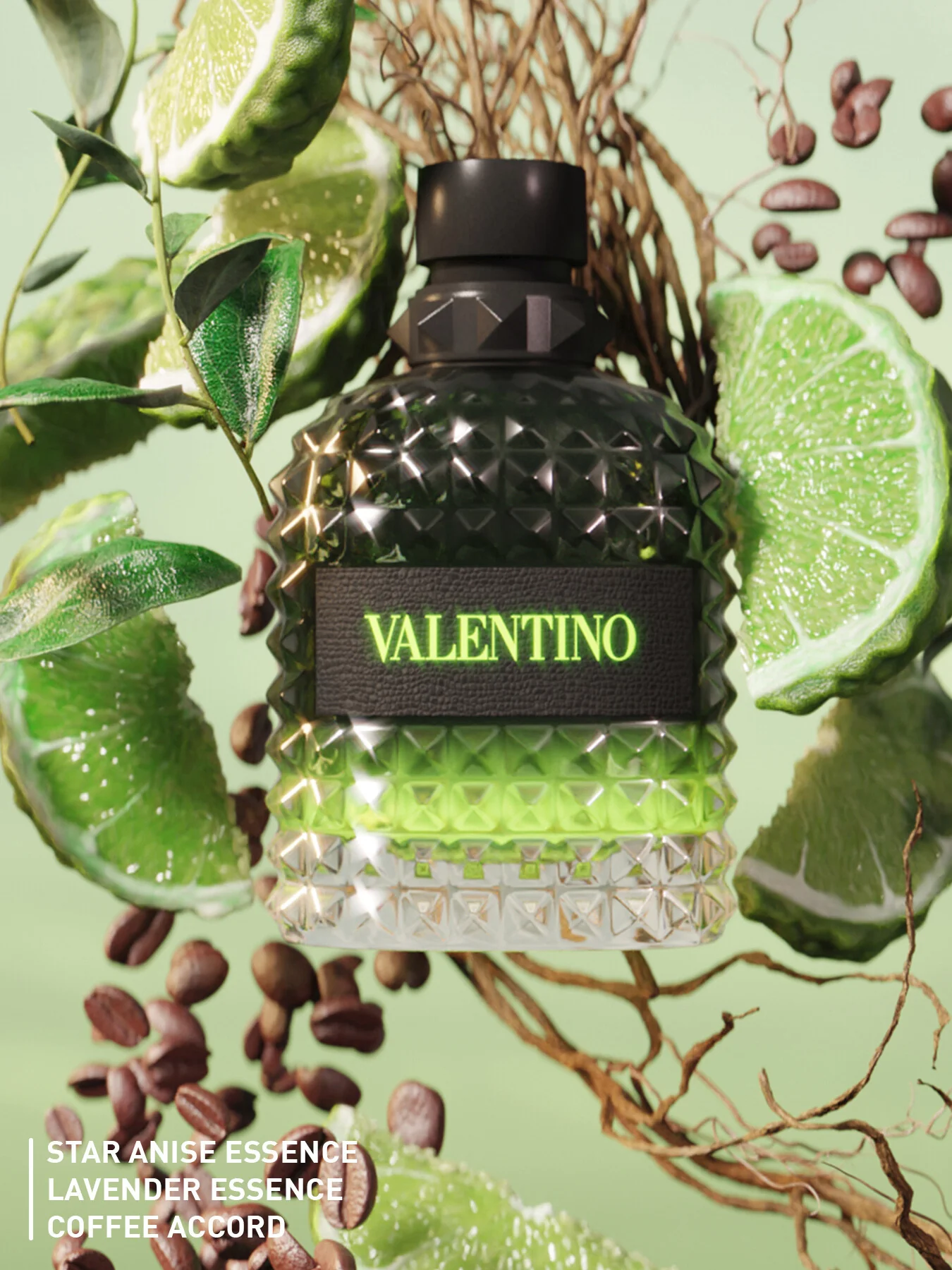 Born In Roma Uomo Green Eau de Toilette 100ml - Image 3