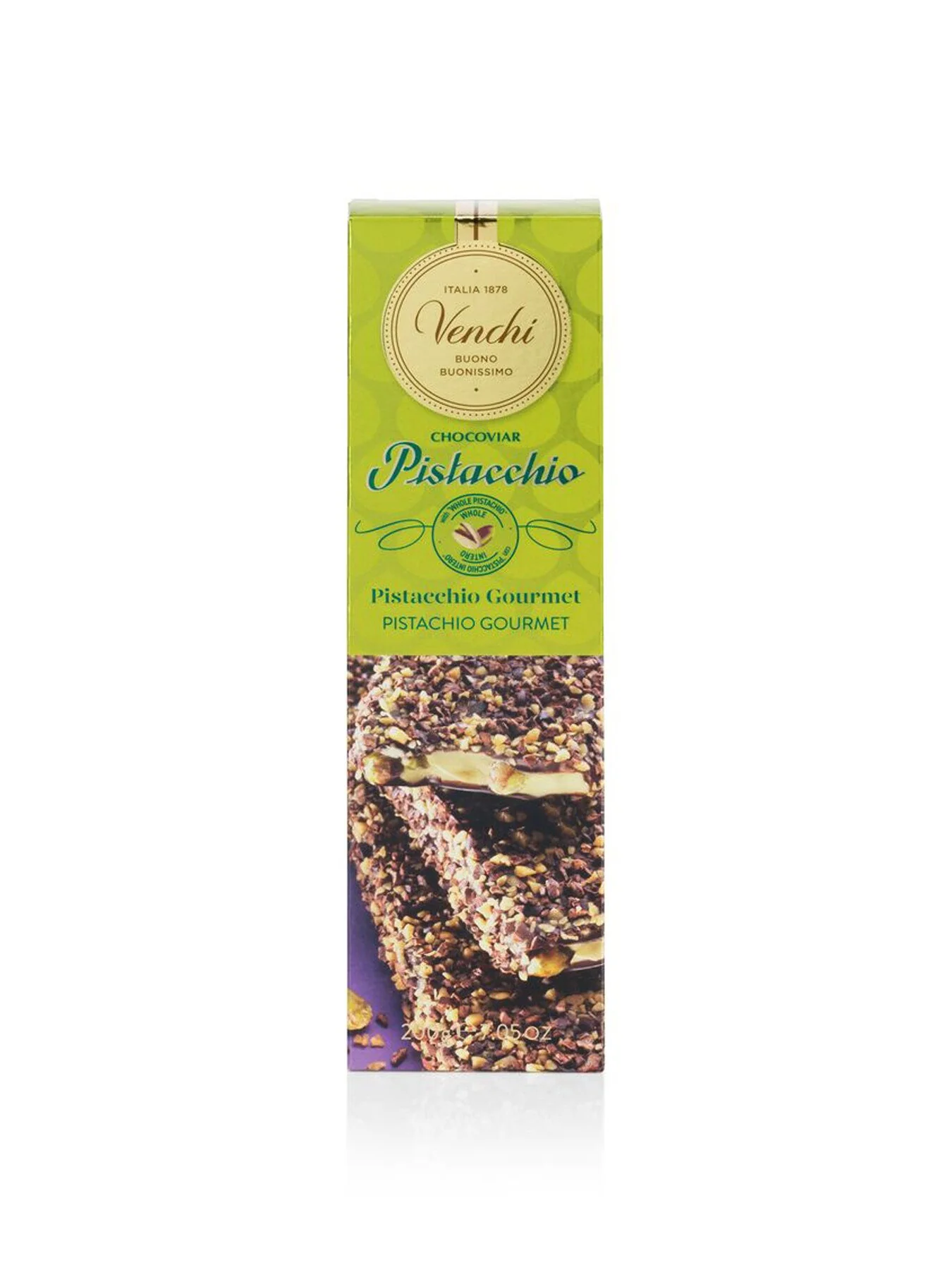 Chocoviar Pistachio Soft Bar 200g - Image 2
