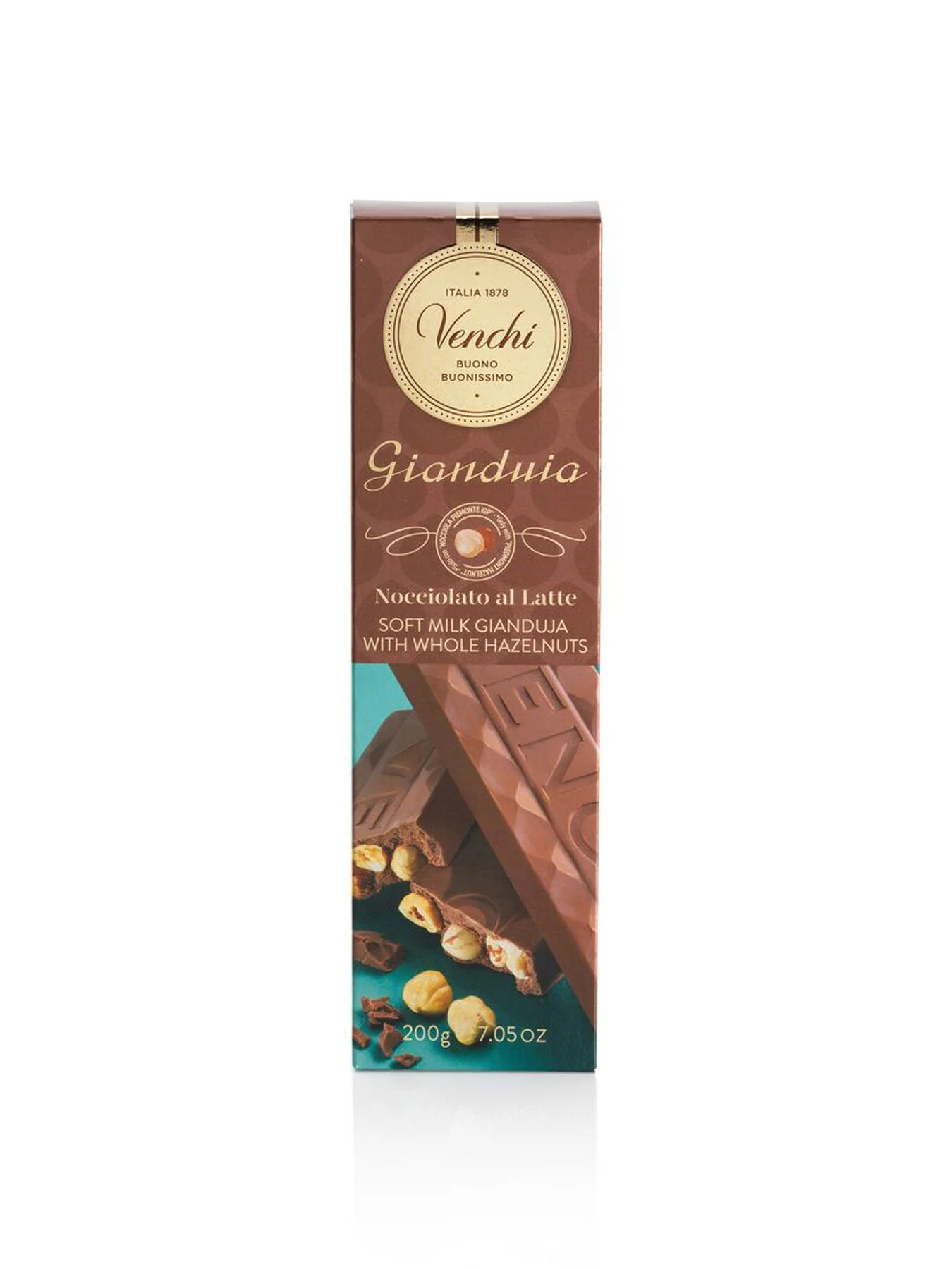 Milk Gianduia with Hazelnut Soft Bar 200g - Image 2