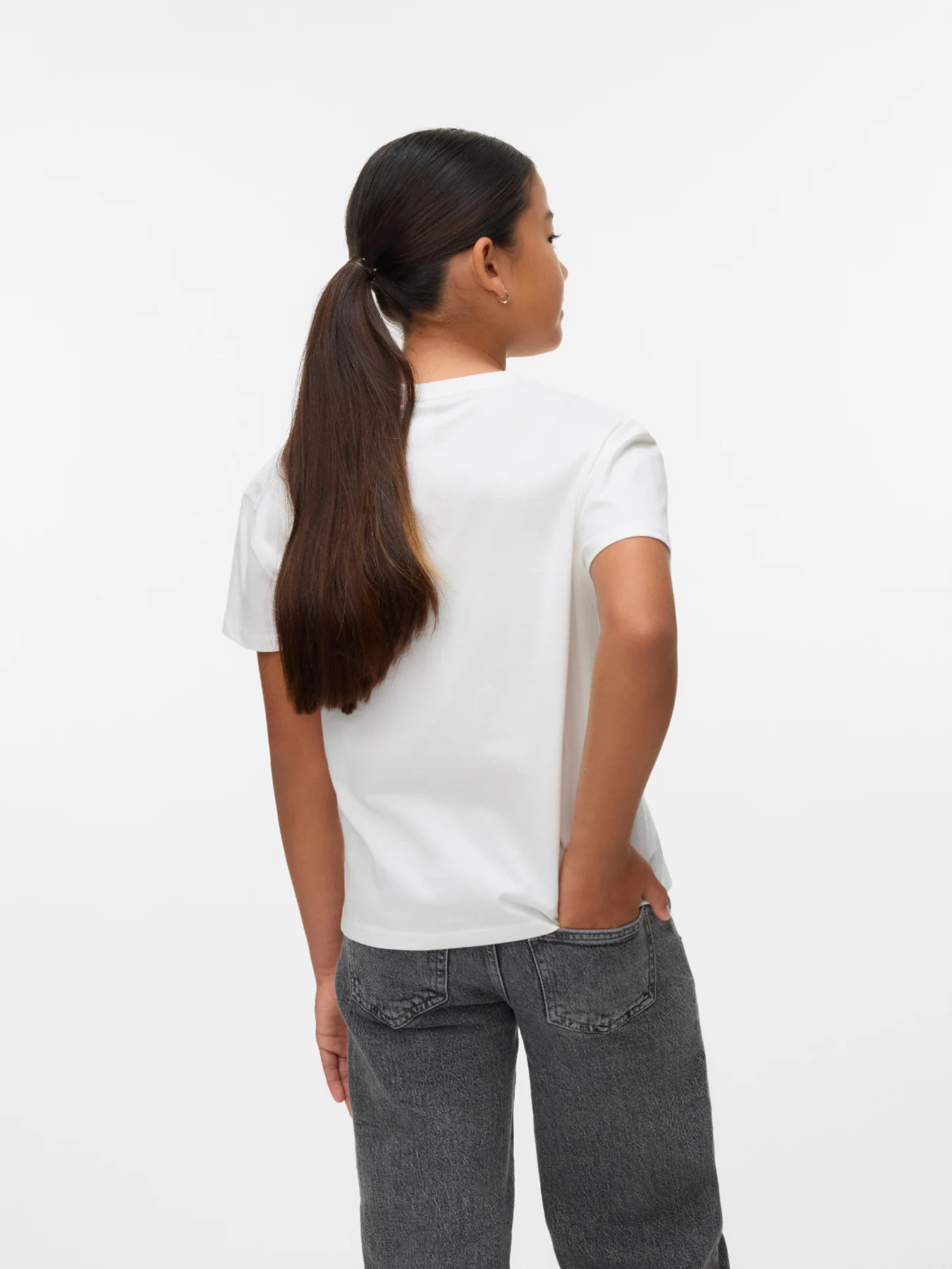 Girls’ Loa Lilo Short-Sleeve Top Snow White - Image 3