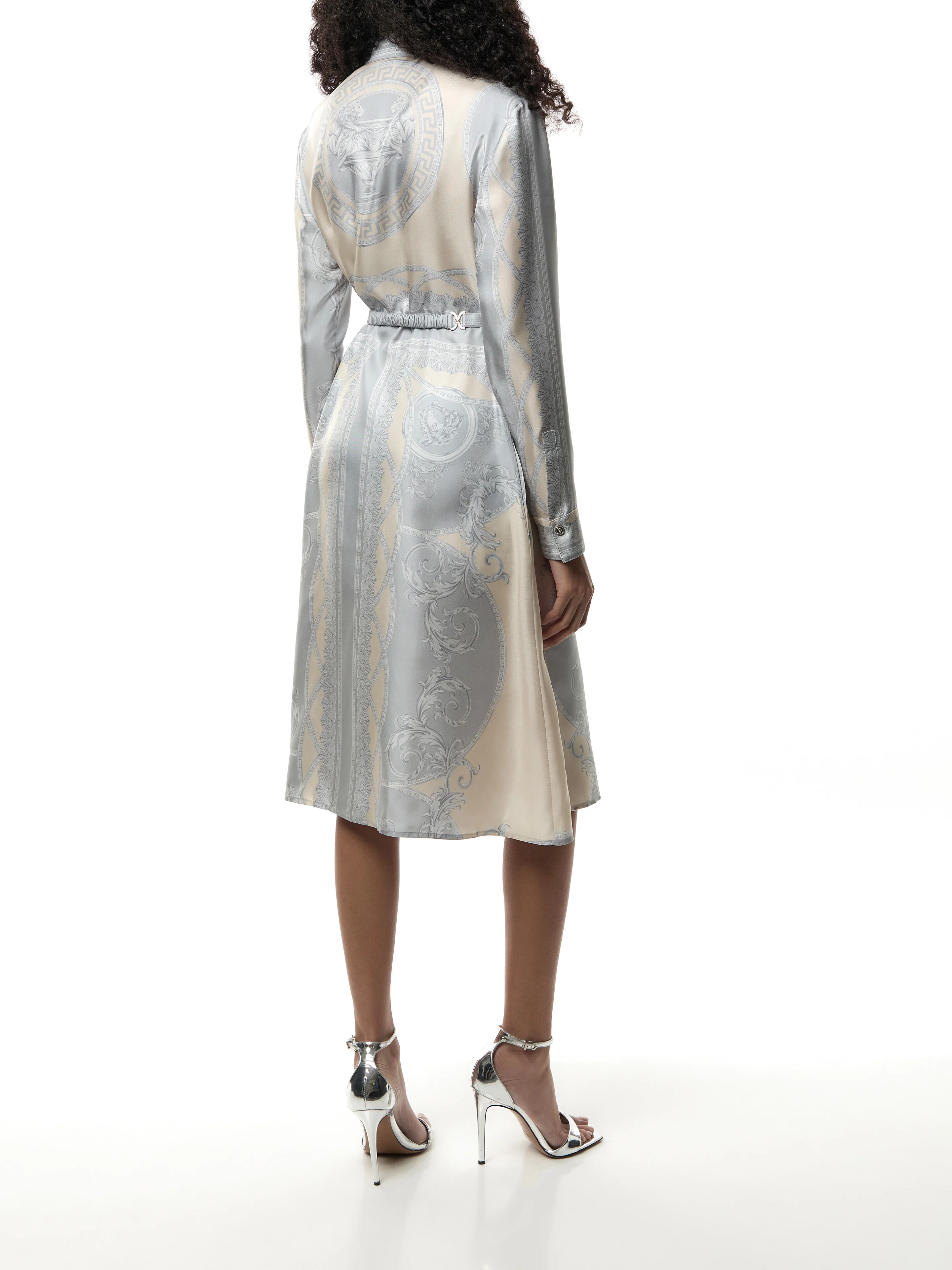 Dress Coupe Des Dieux Barocco Foulard On Responsible Silk Twill - Image 5