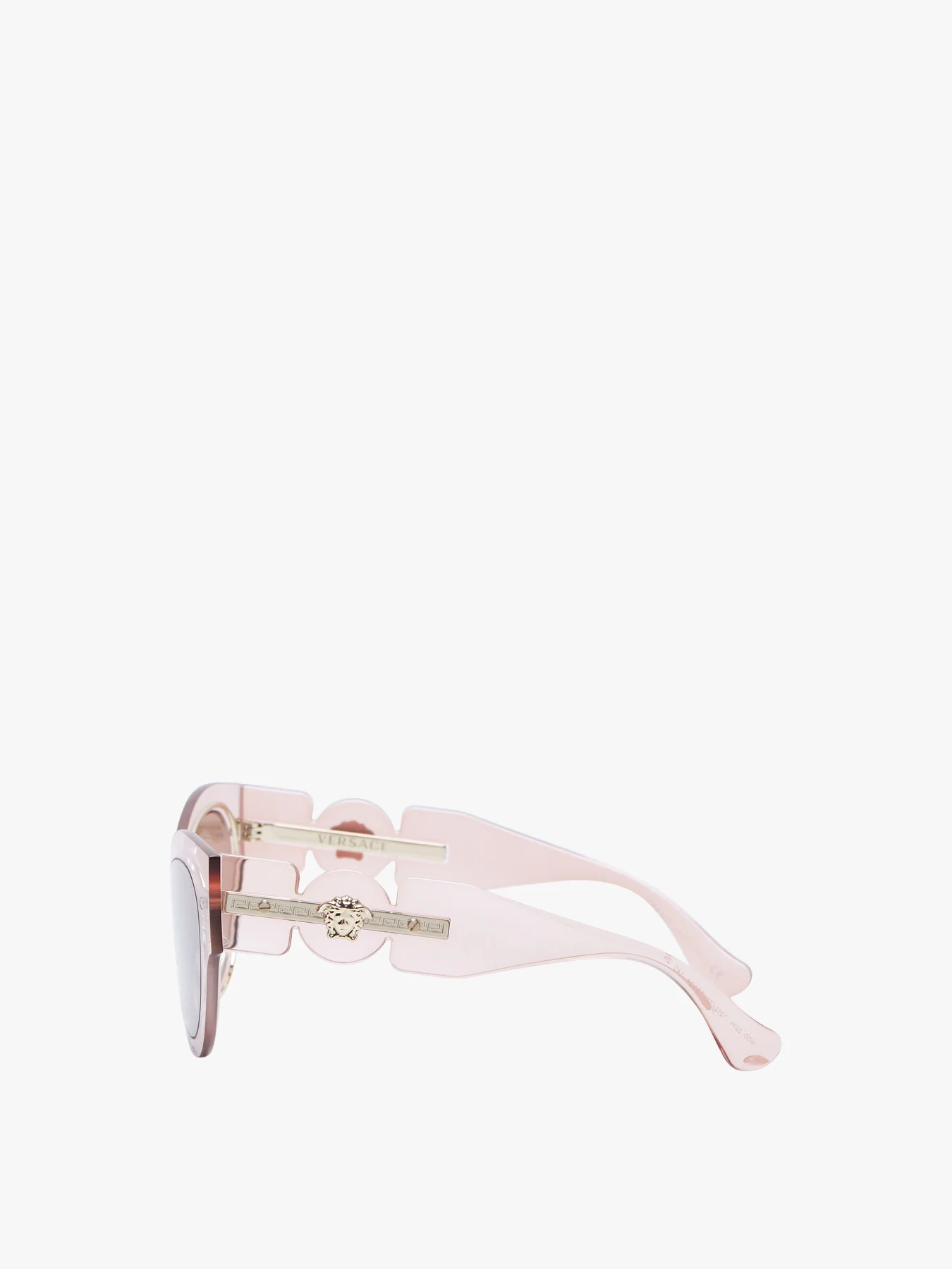 Oval Logo Transparent Metal Sunglasses - Image 2