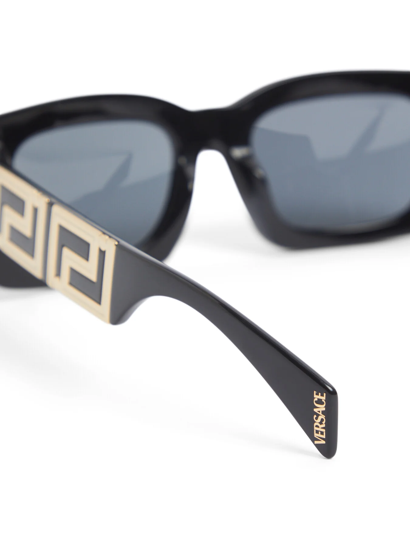 Rectangular Slim Acetate Sunglasses - Image 3