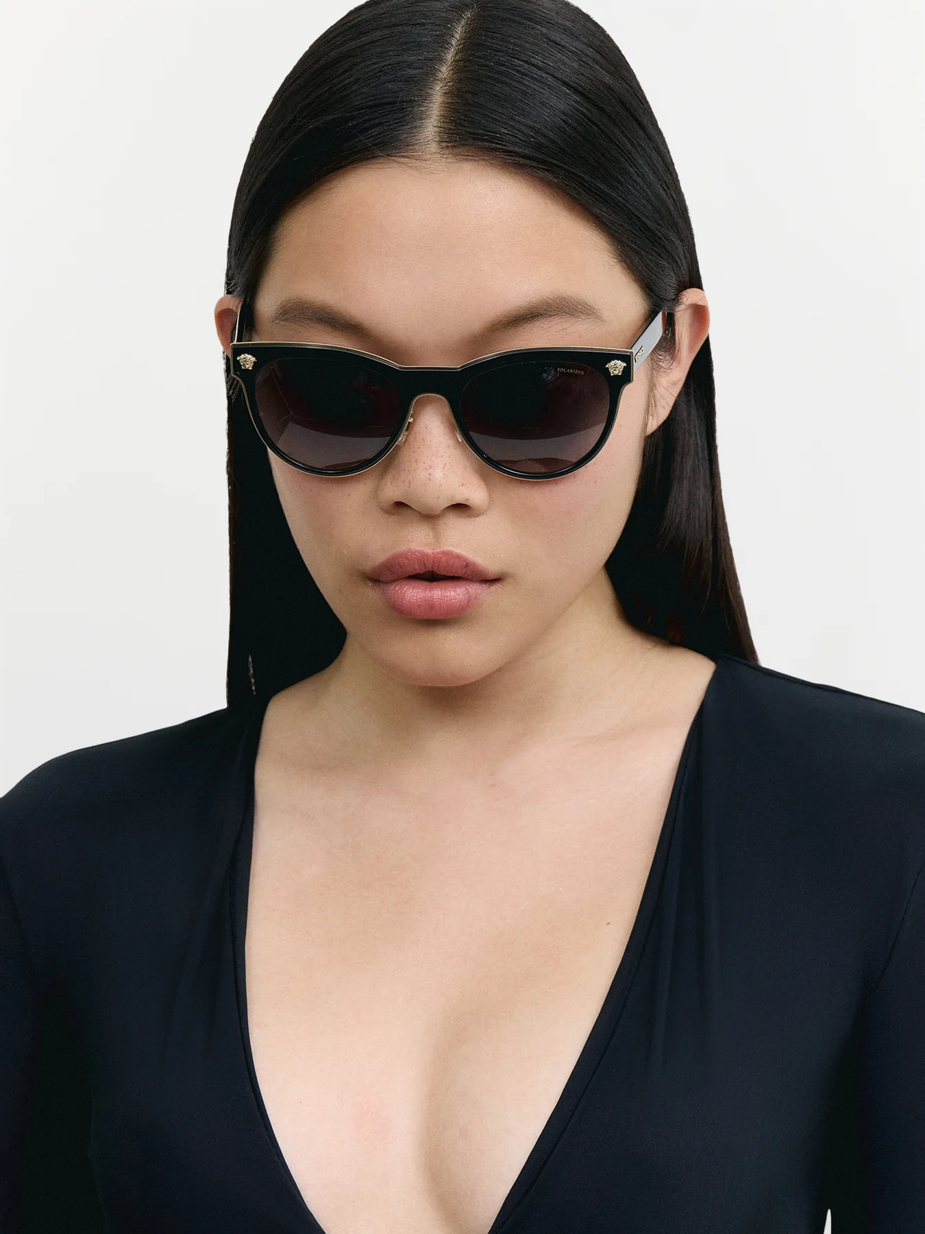 Round Cat Eye Sunglasses - Image 2