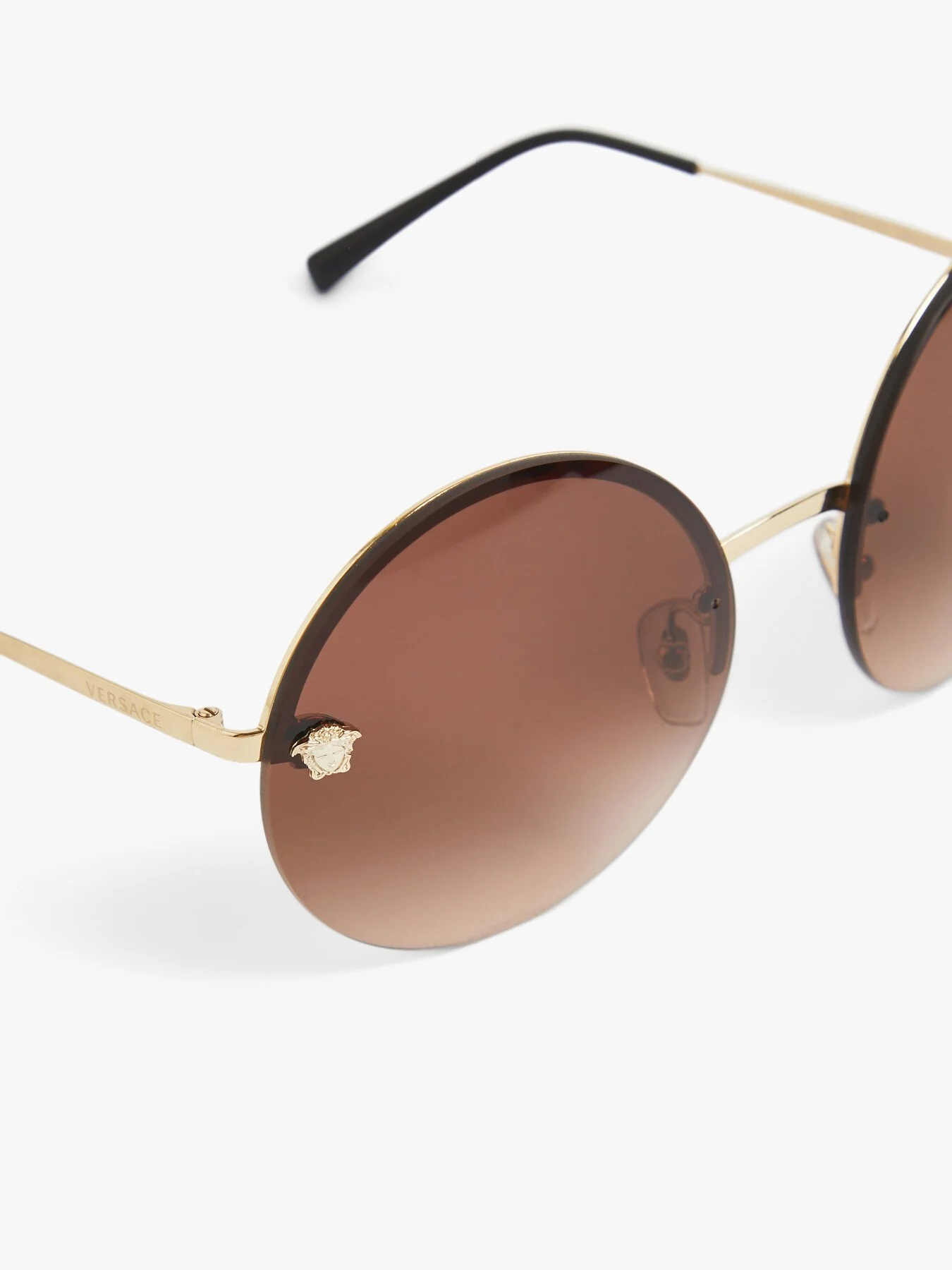 Round Rimless Sunglasses - Image 3