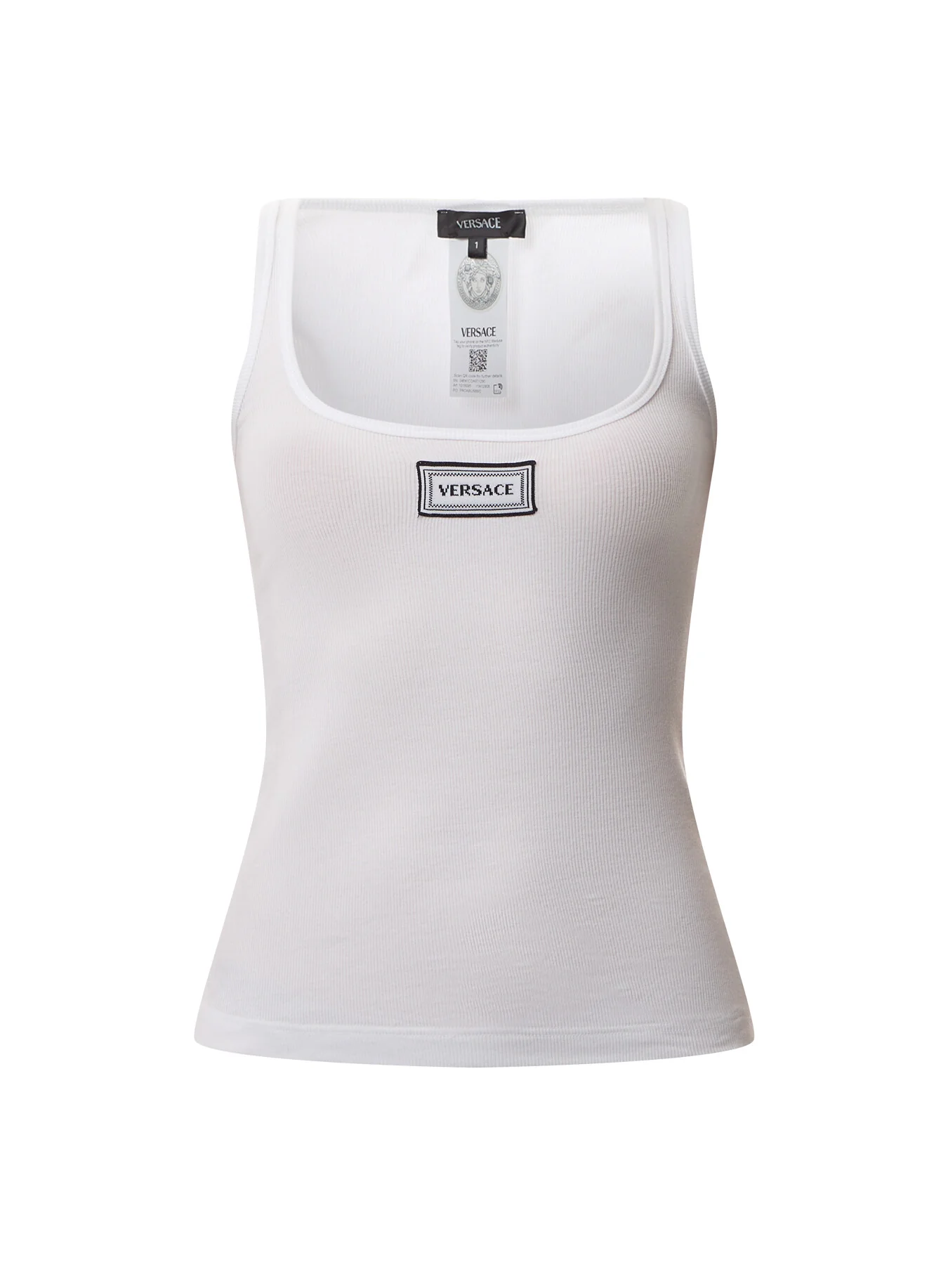 Cotton Rib Logo Tank Top