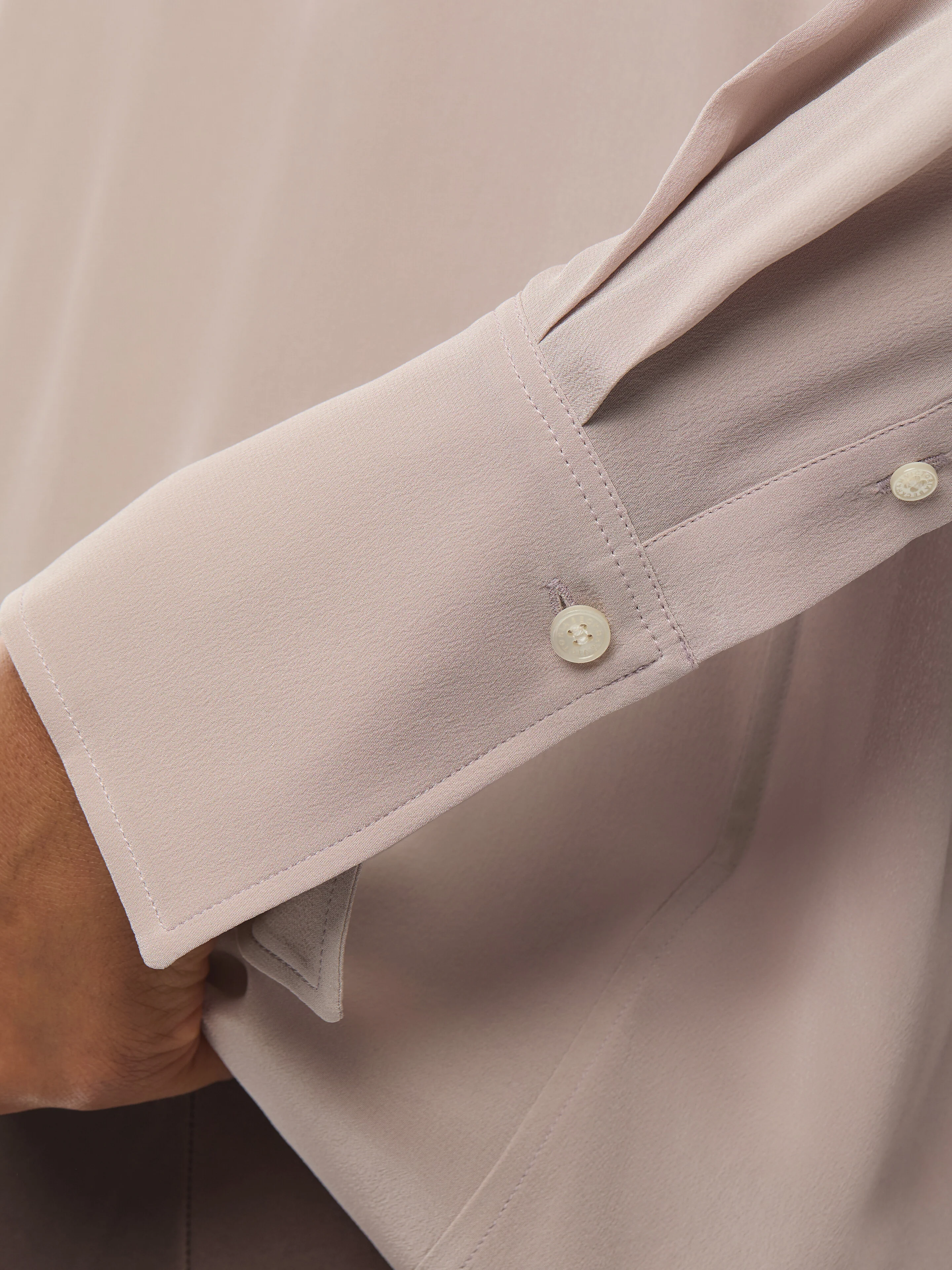 Gather Detail Tie Blouse - Image 3