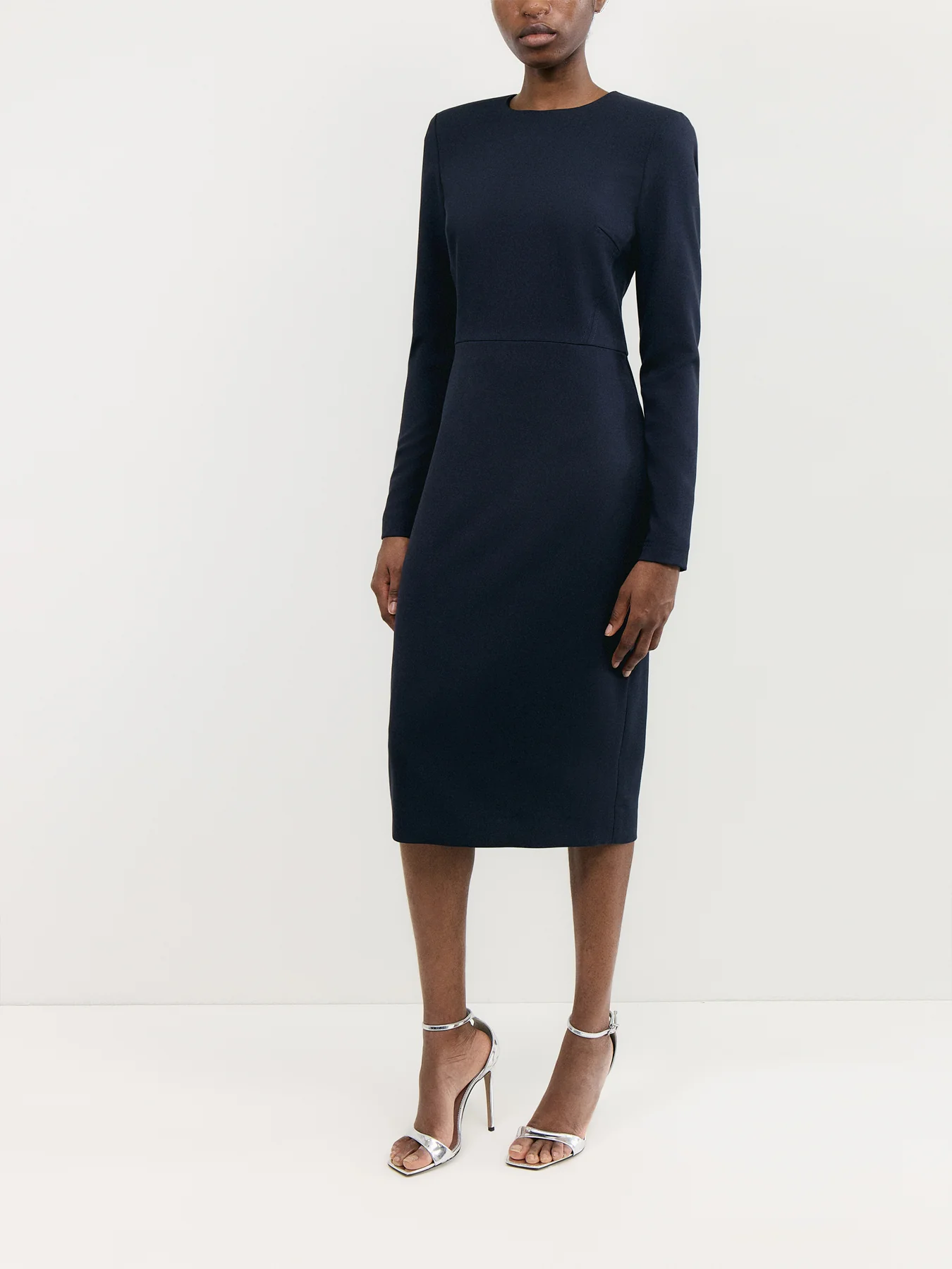 LONG SLEEVE T-SHIRT FITTED DRESS - Image 2