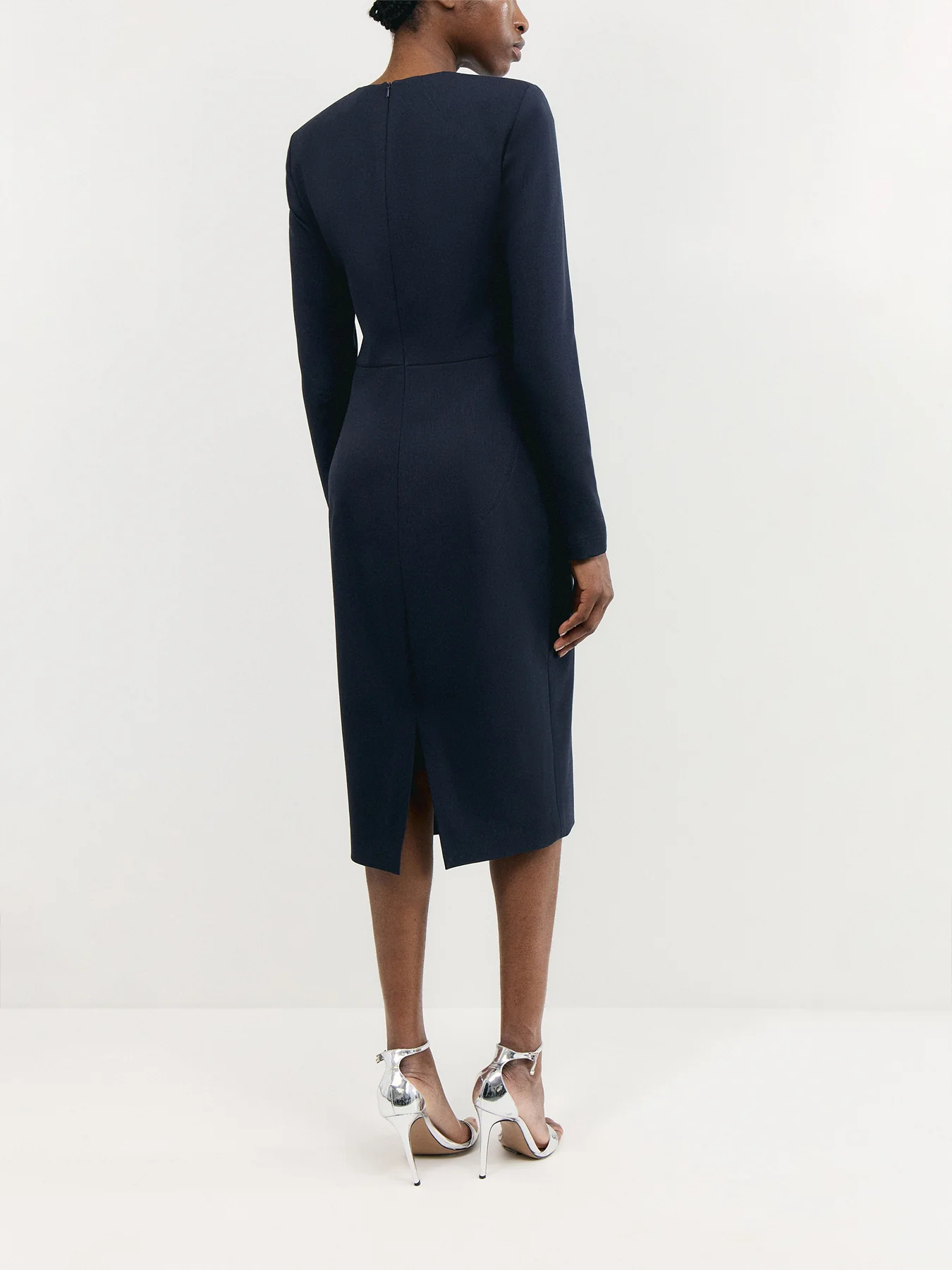 LONG SLEEVE T-SHIRT FITTED DRESS - Image 5