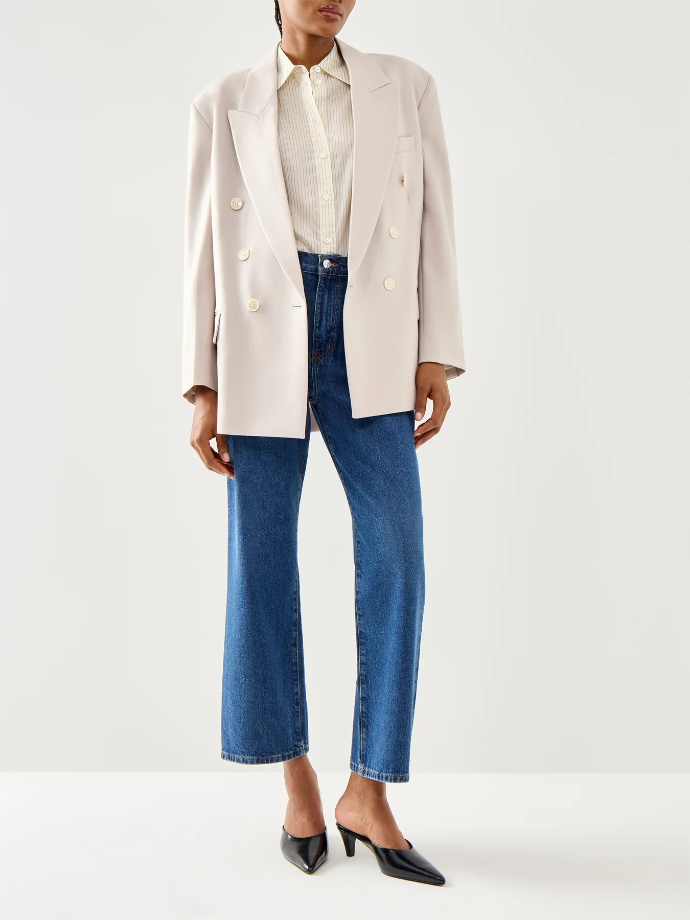 Relaxed Double Breasted Jacket - Image 2