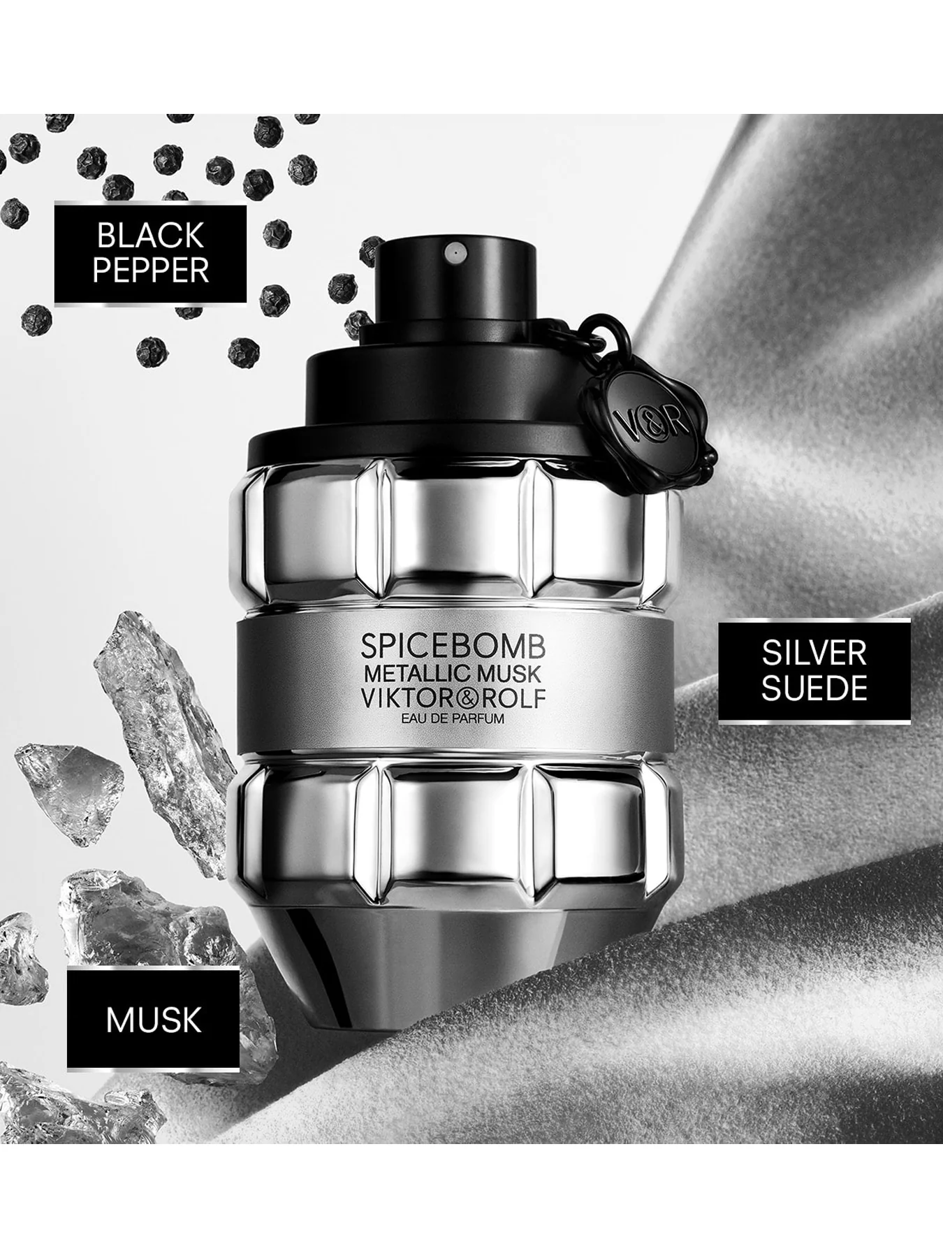 Spicebomb Metallic Musk Eau de Parfum 90ml - Image 2