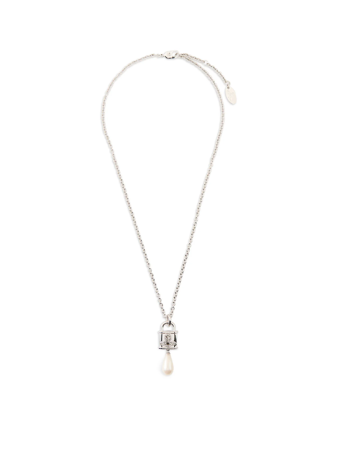 Small Pendant Necklace Silver