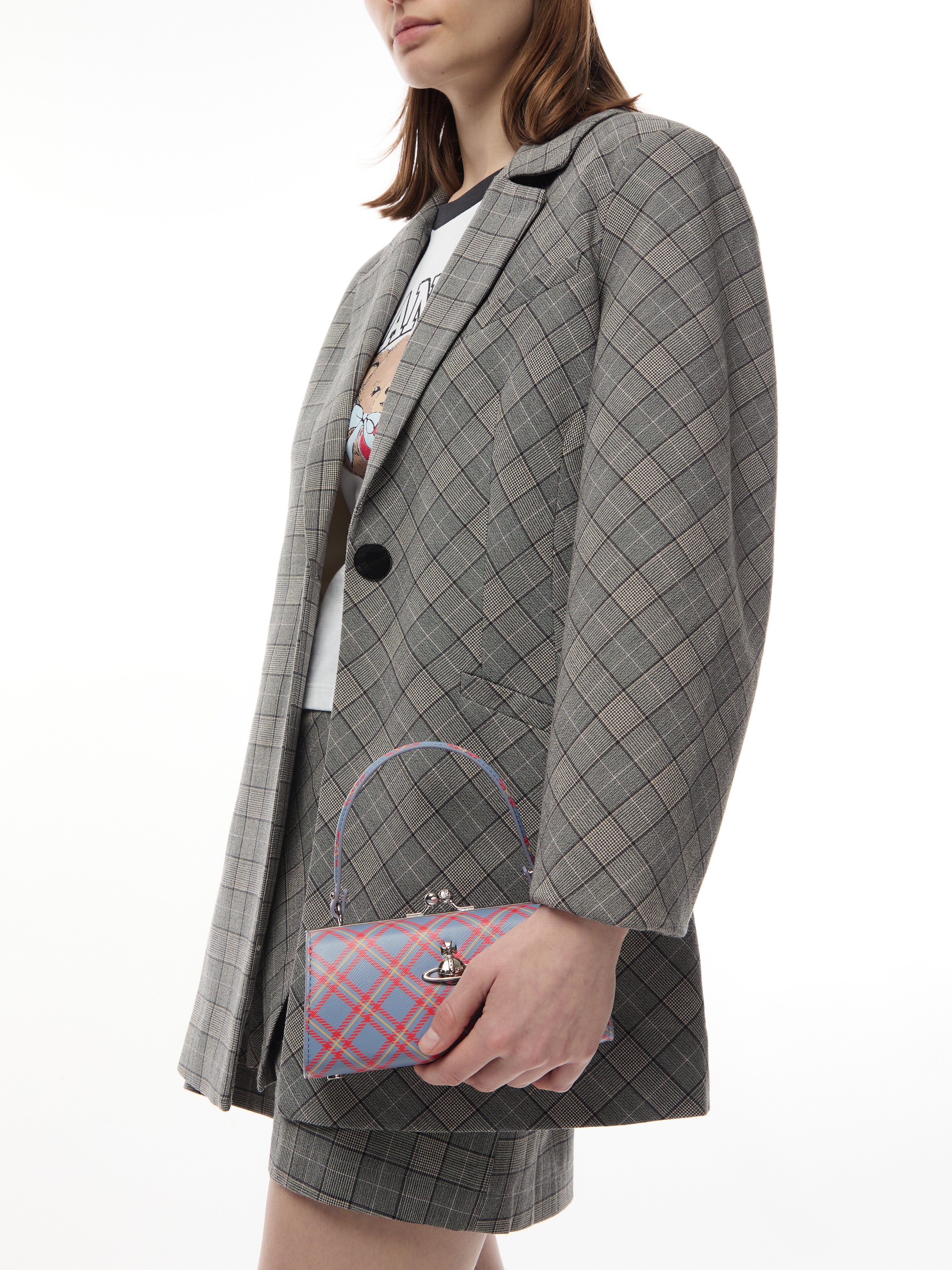 Doll Tartan XL Frame Purse - Image 2
