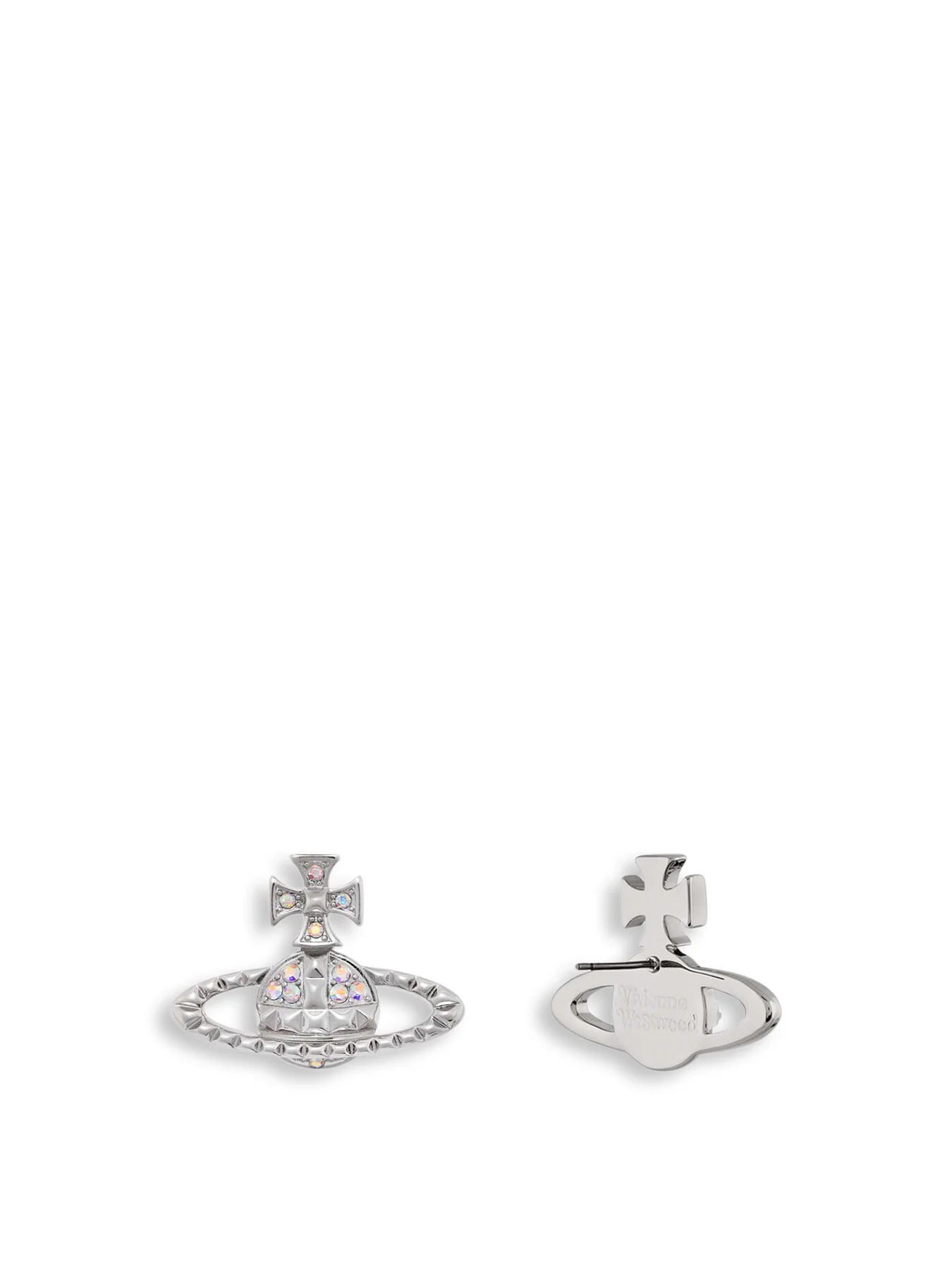 Mayfair Bas Relief Crystal Earrings - Image 2