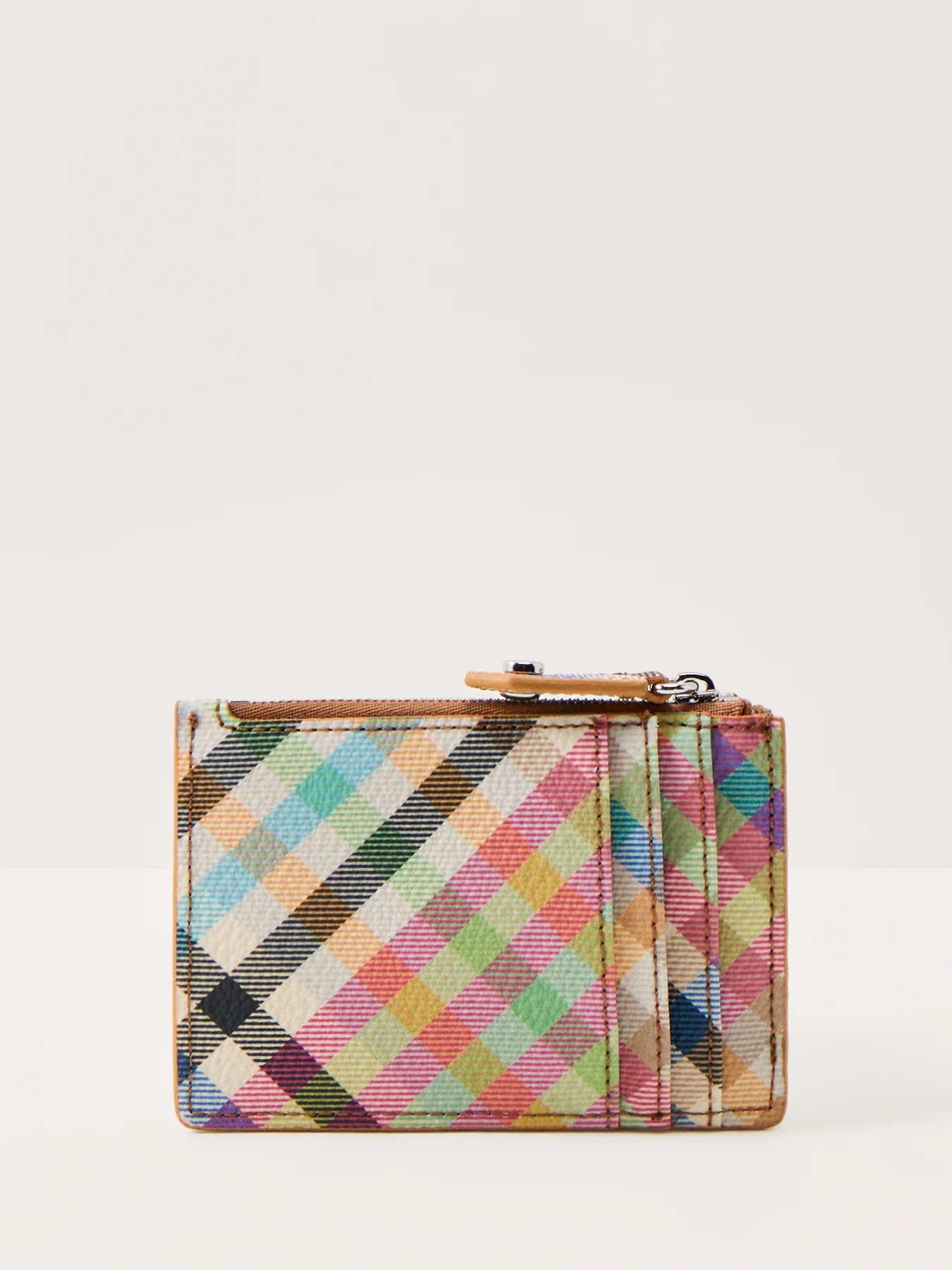 Slim Large Plaid Cardholder Multi - Image 2