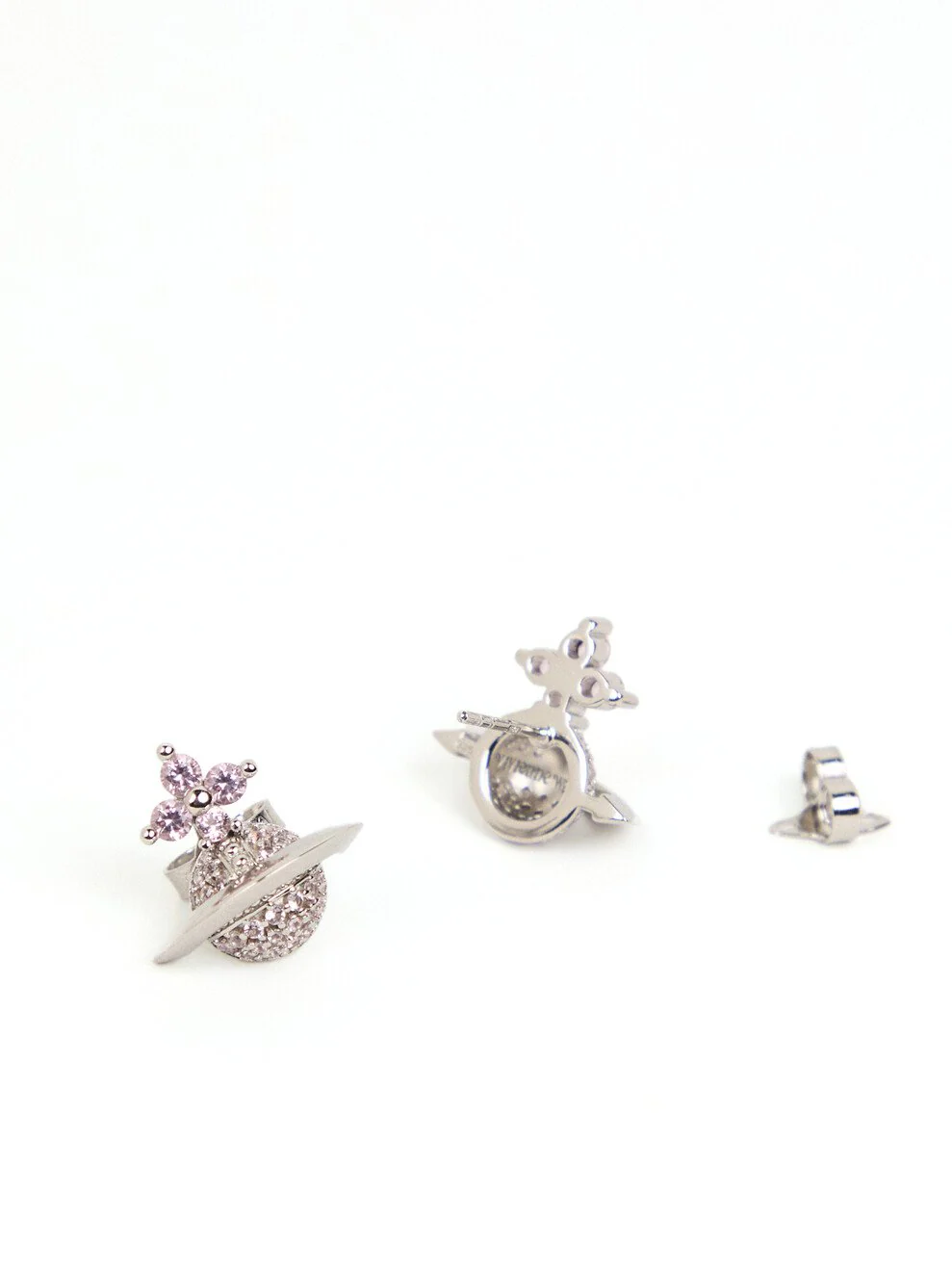 Sterling Silver Tiziana Stud Earrings - Image 2
