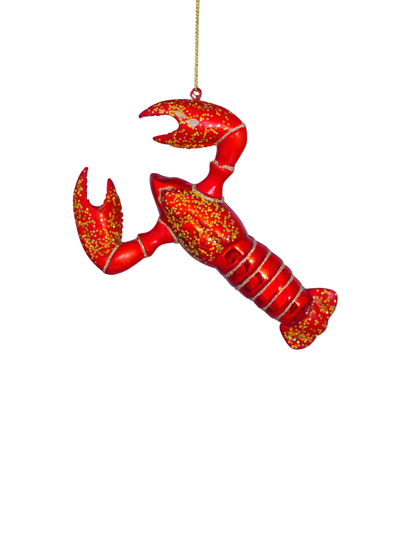 Red Lobster Christmas Hanging Decoration 14cm - Image 3