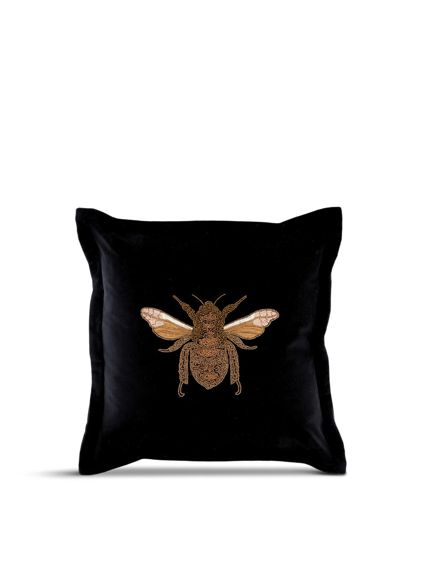 Layla Embroidered Feather Cushion