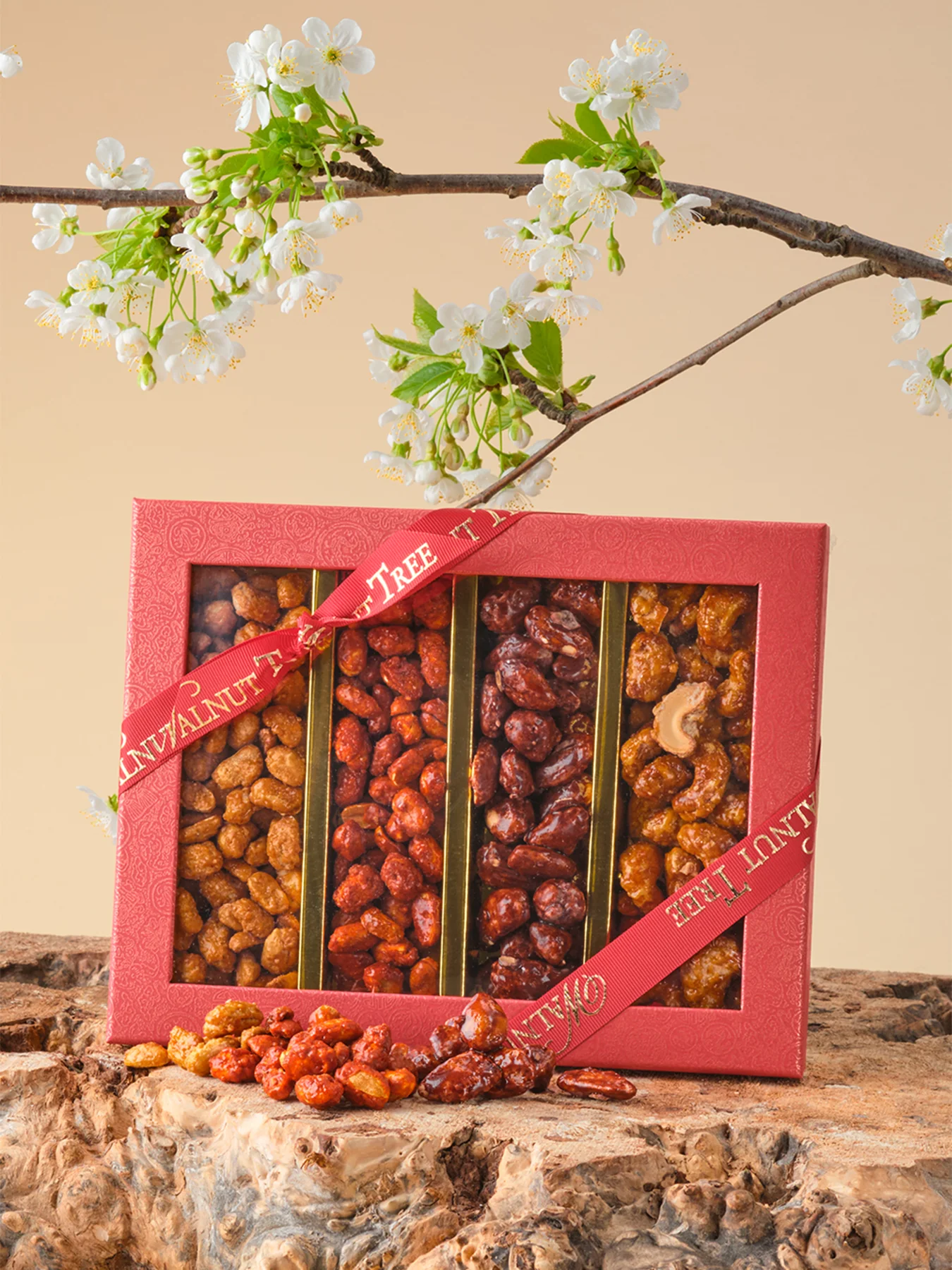 Four Stripe Caramelised Nut Gift Box - Image 2