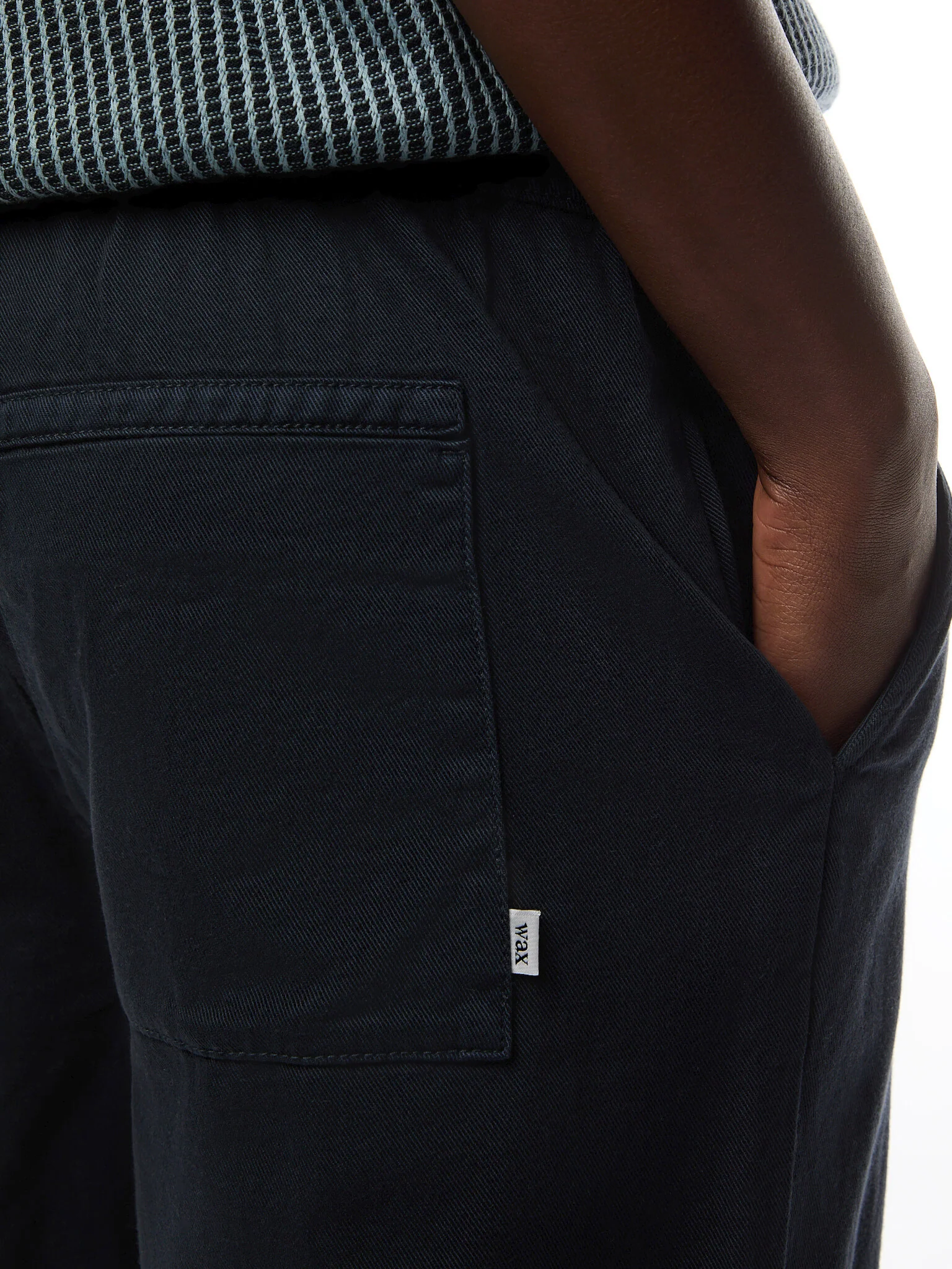 Kurt Trouser Organic Cttn Twill Navy - Image 3