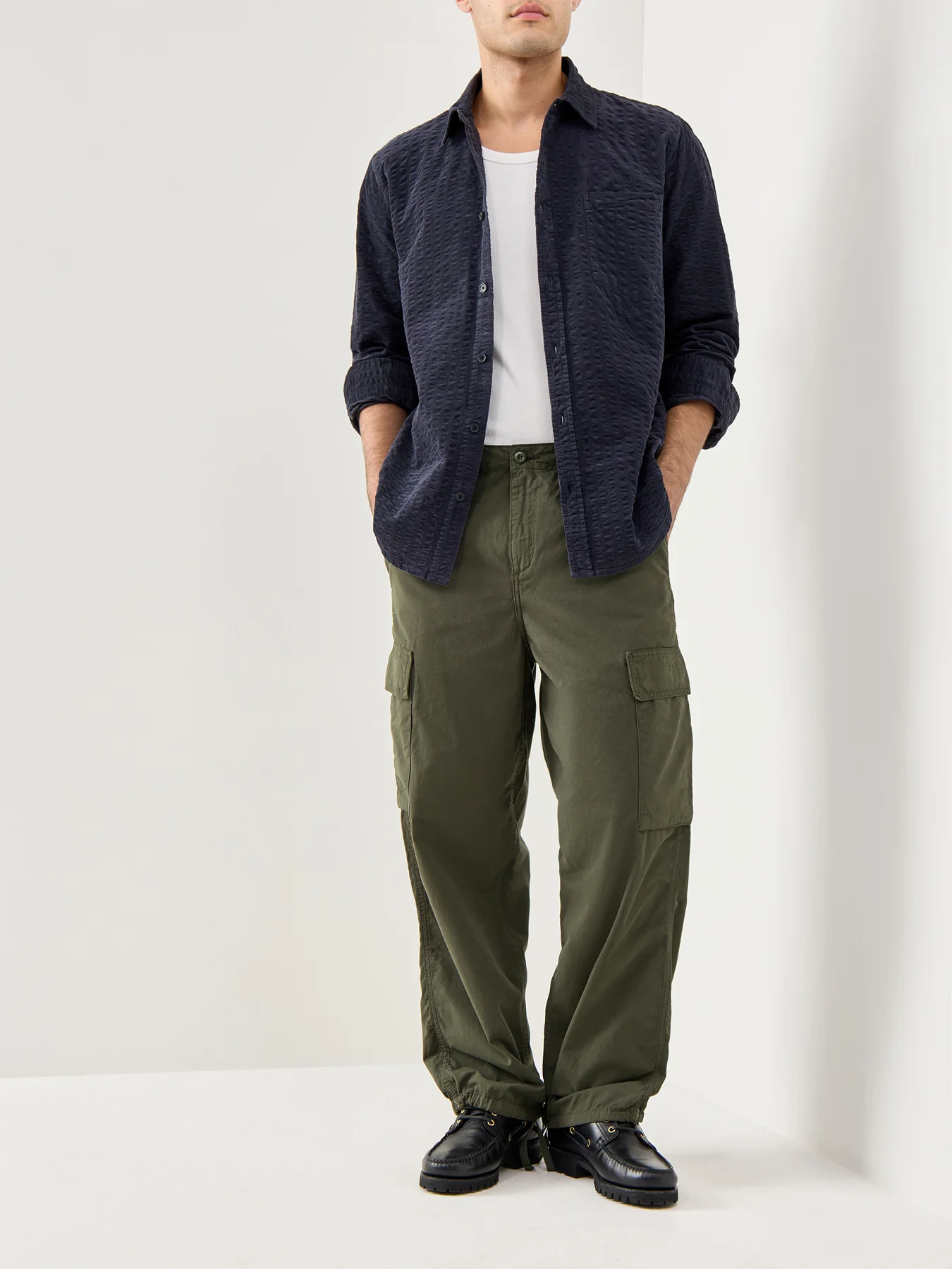Shelly Shirt Navy - Image 2