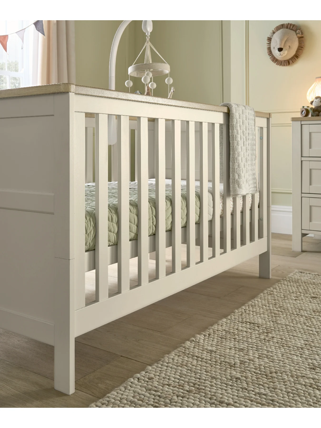 Wedmore 2 Piece Cot Bed Set with Dresser Changer - Image 5