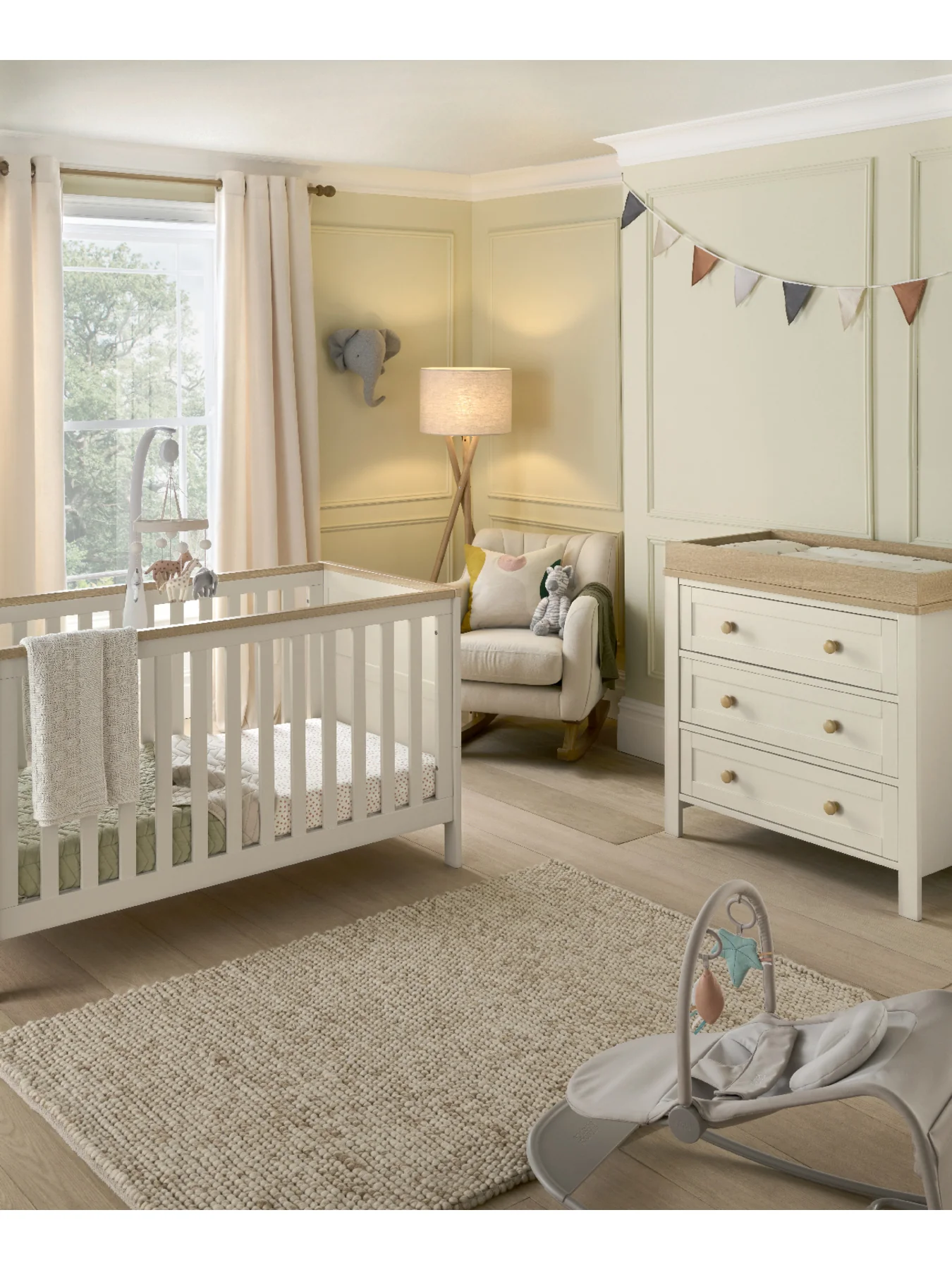 Wedmore 2 Piece Cot Bed Set with Dresser Changer - Image 6