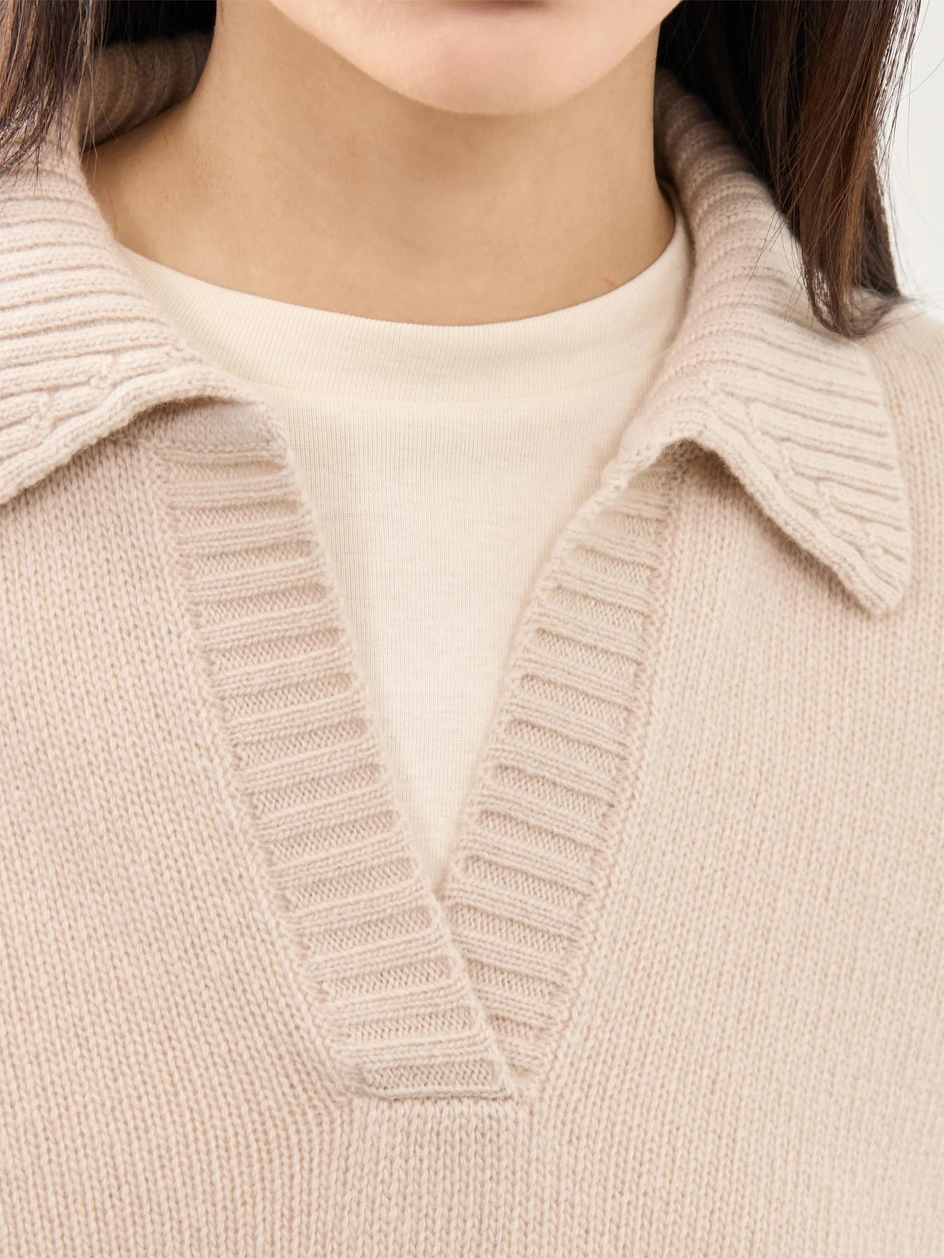 Agre Open Collar Knitwear - Image 3