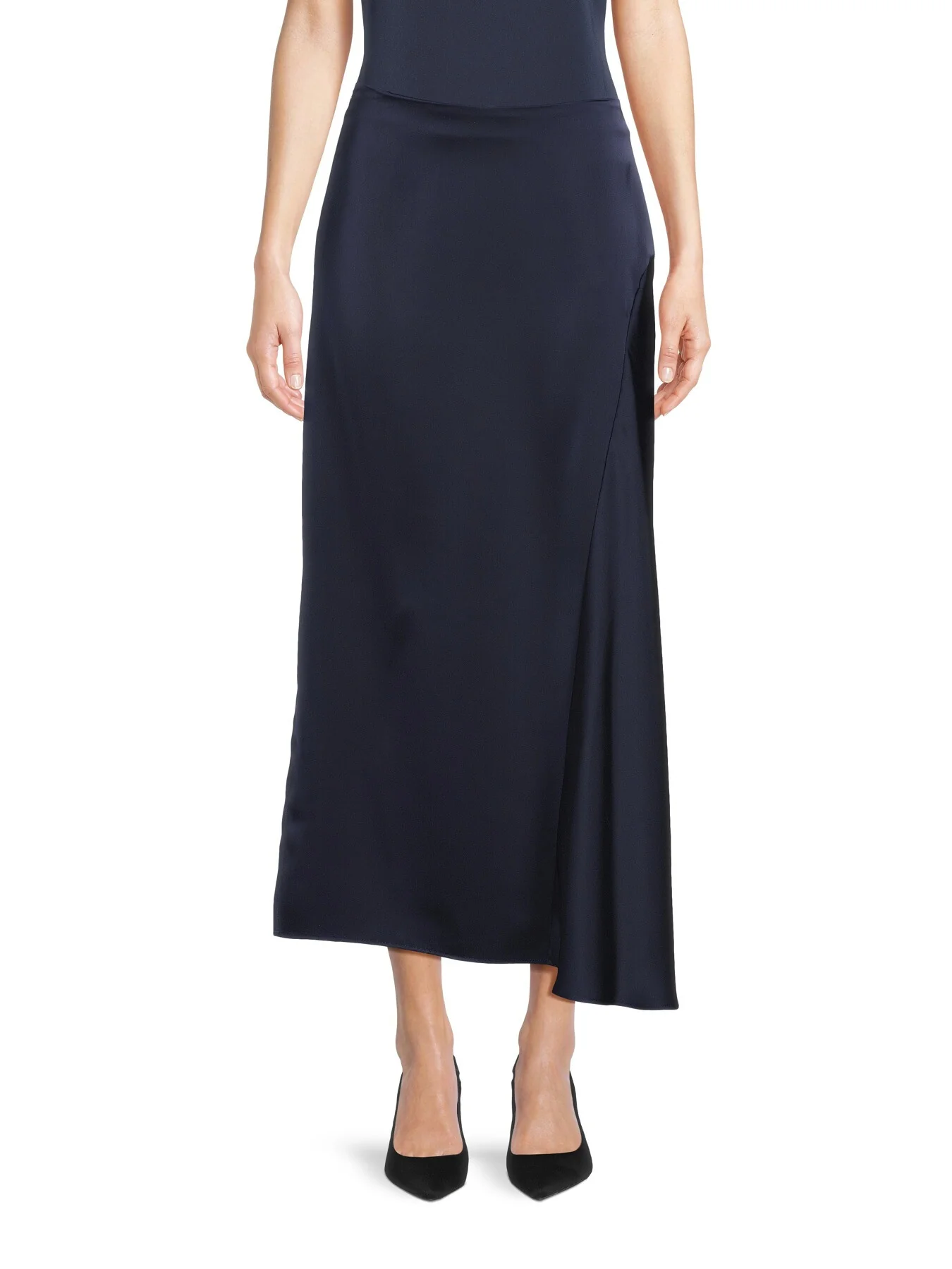 Aia Midi Satin Skirt - Image 6