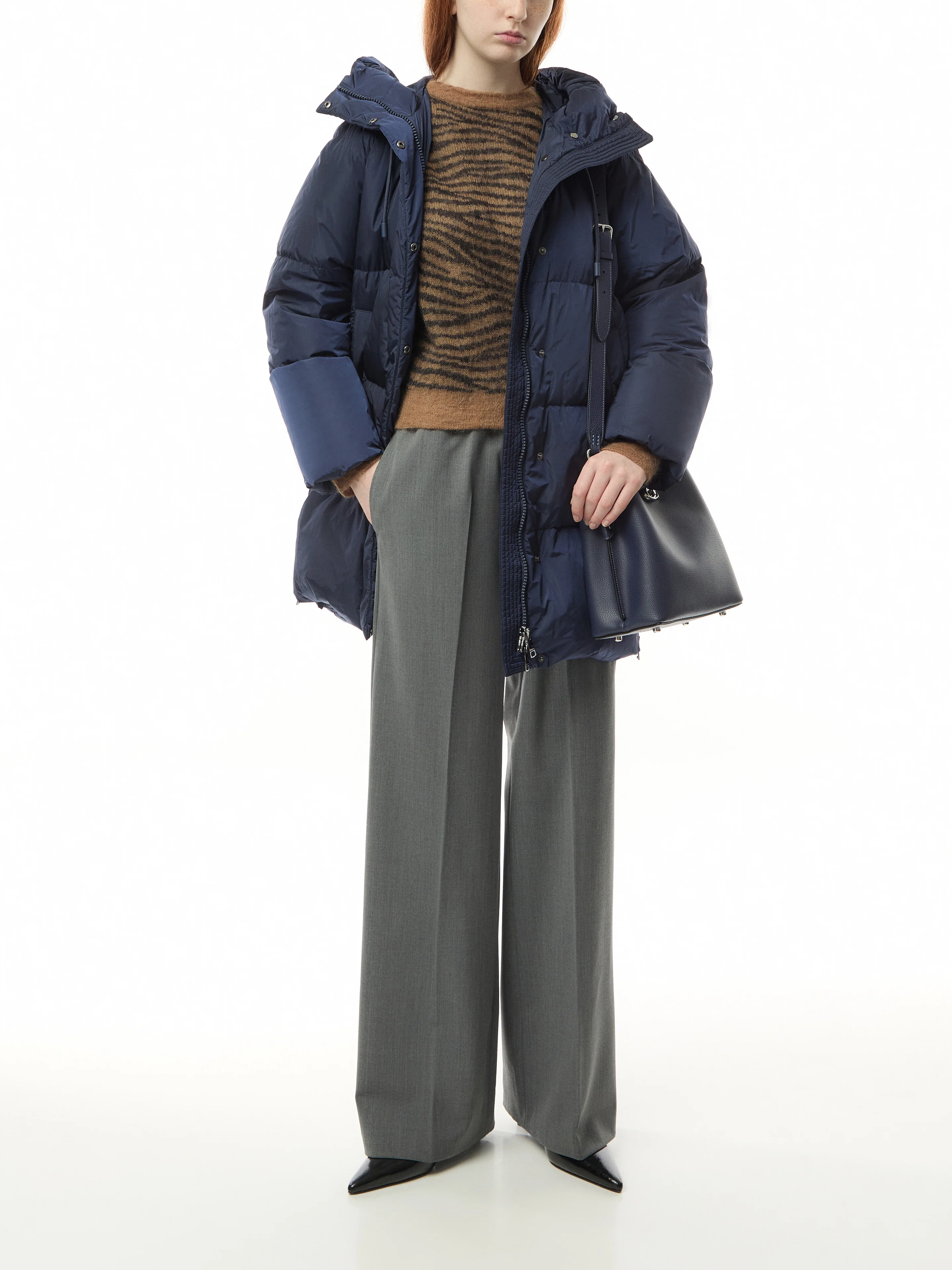 Newbembo Quilted Coat with Hood - Image 2