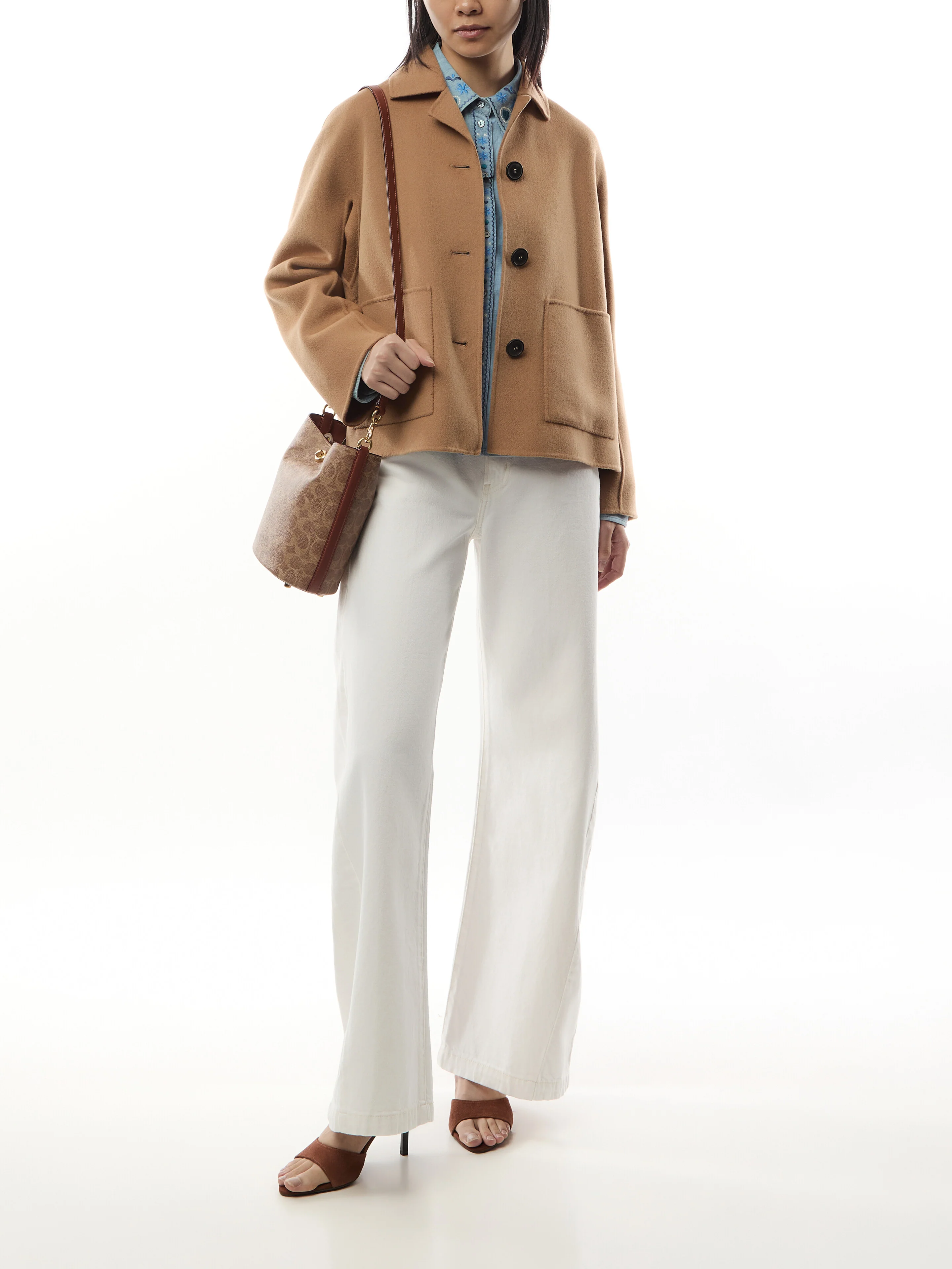 Opossum Short Trench Coat - Image 2
