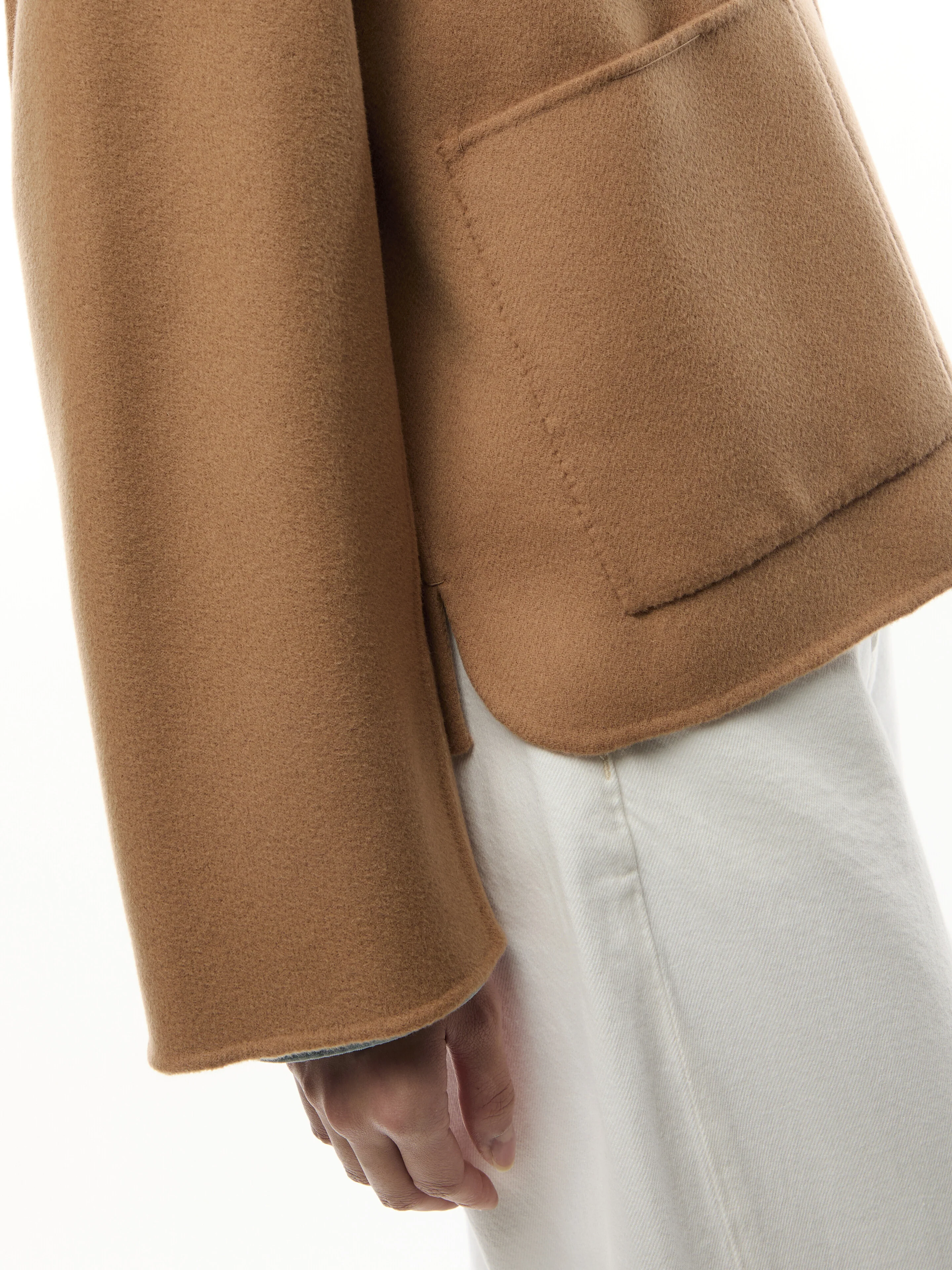 Opossum Short Trench Coat - Image 3