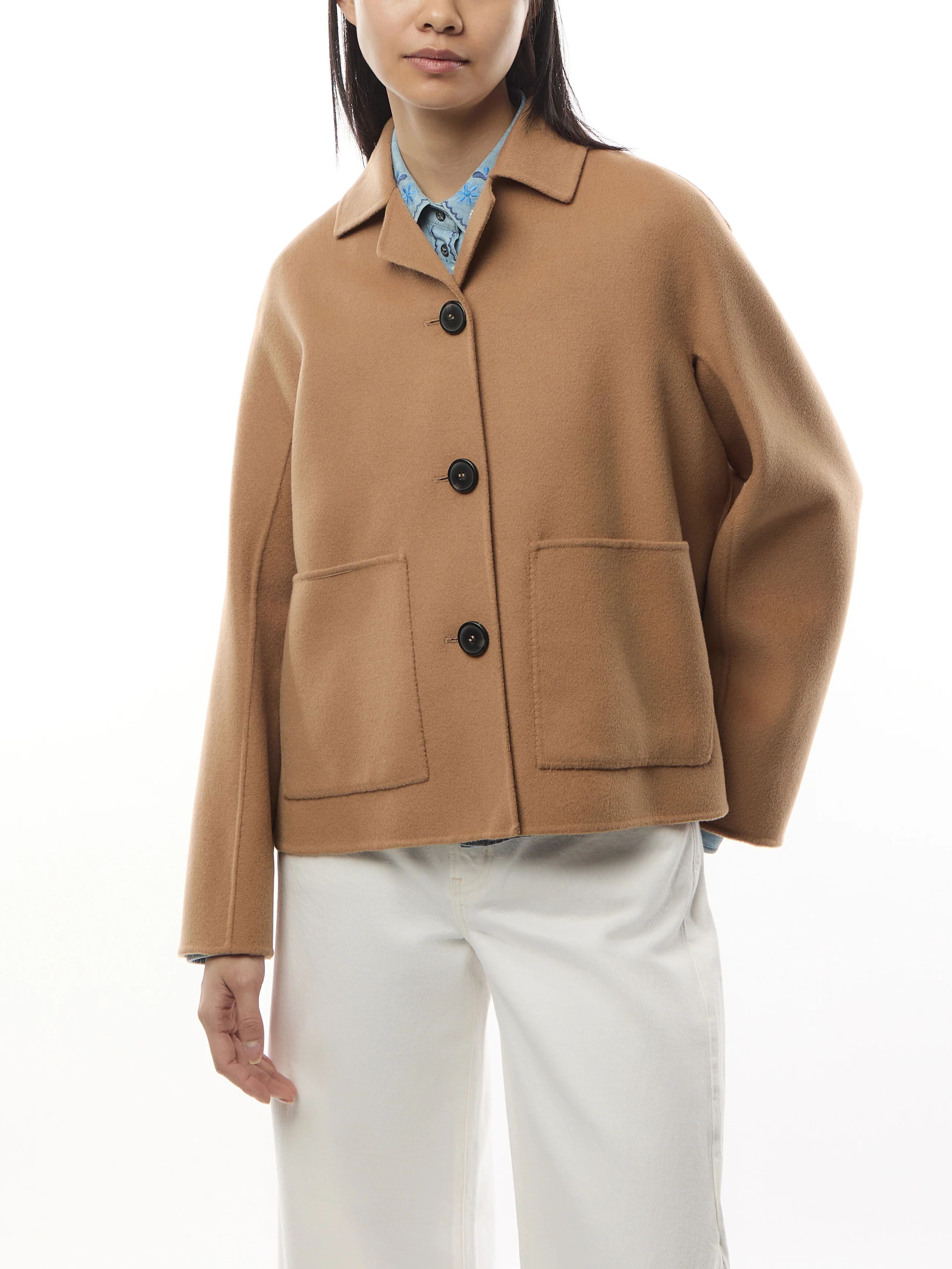Opossum Short Trench Coat - Image 4