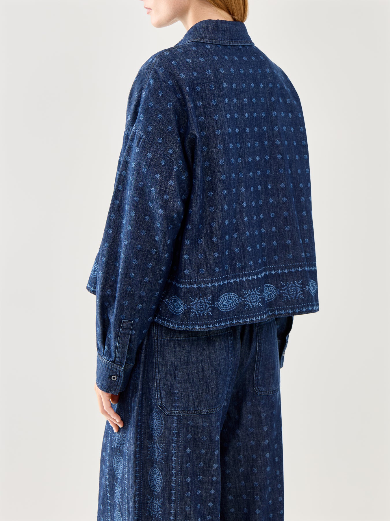 Weekend Giochi Denim Printed Shirt - Image 5
