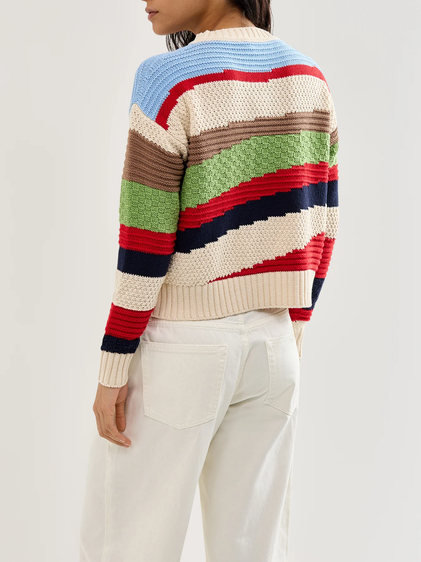 Weekend Polo Block Colour Knit - Image 5