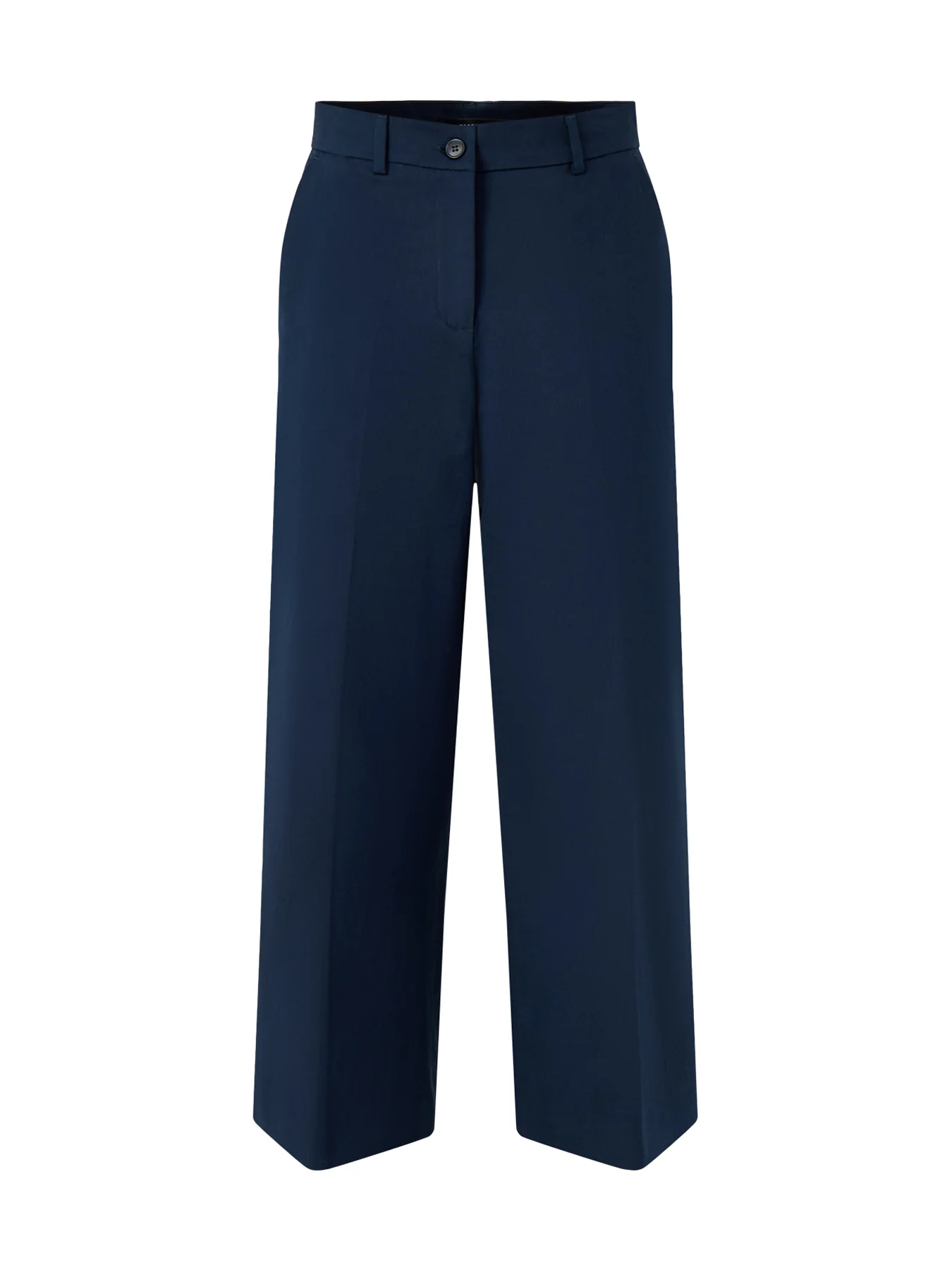 Urial Tailored Wide Leg Cropped Trouser Blue