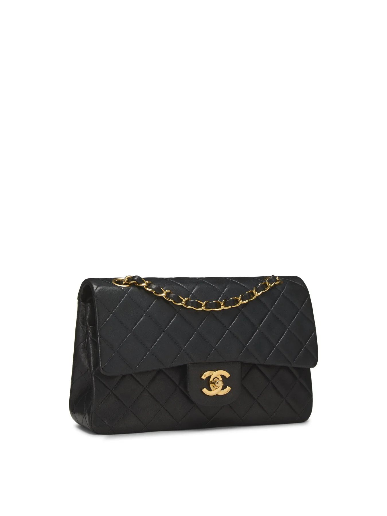 Vintage Chanel Black Lambskin Bag 2.55 9 - Image 4