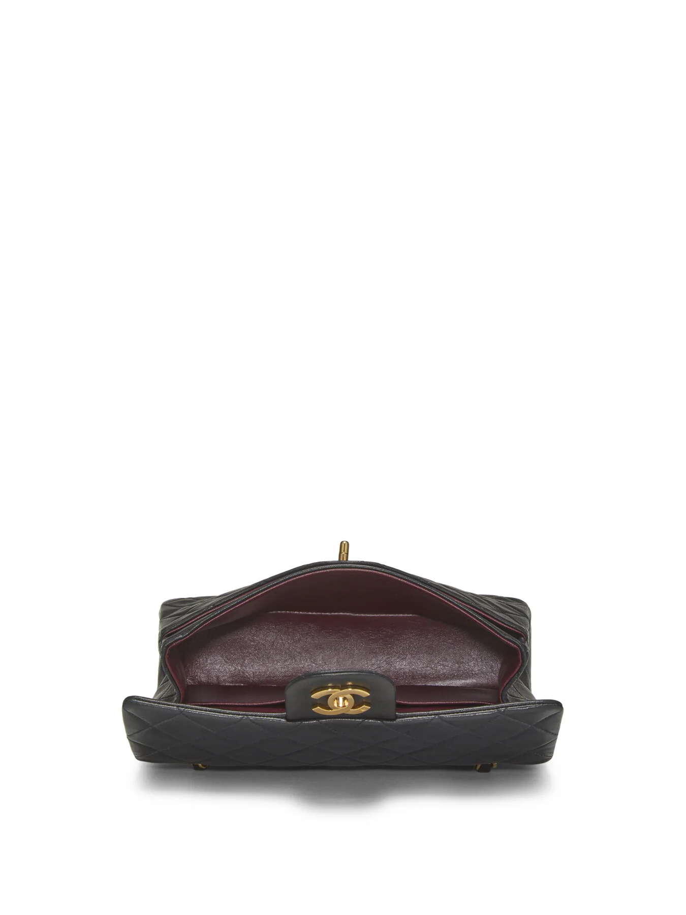Vintage Chanel Black Lambskin Bag 2.55 9 - Image 5