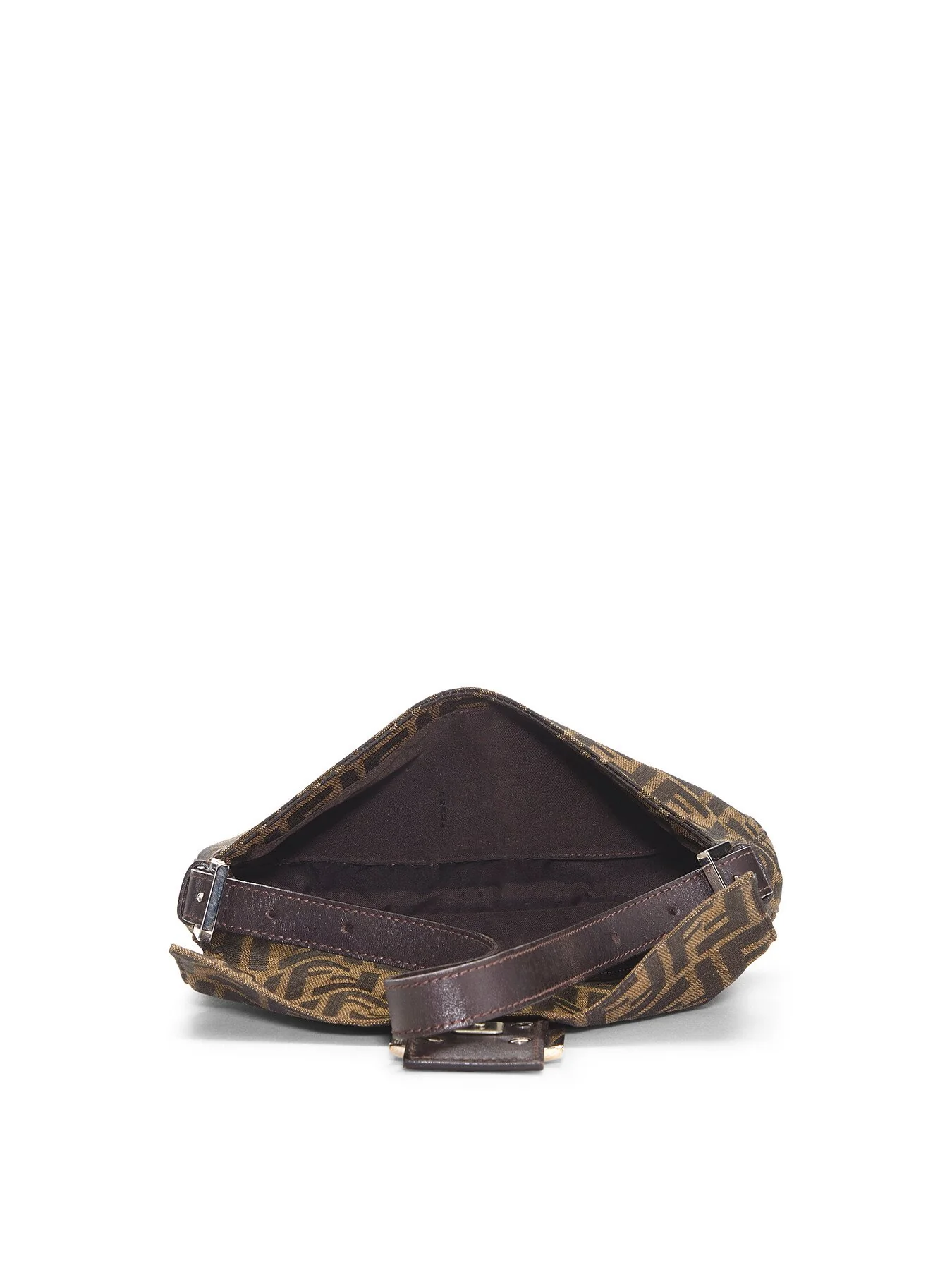 Vintage Fendi Brown Zucca Baguette Bag - Image 5