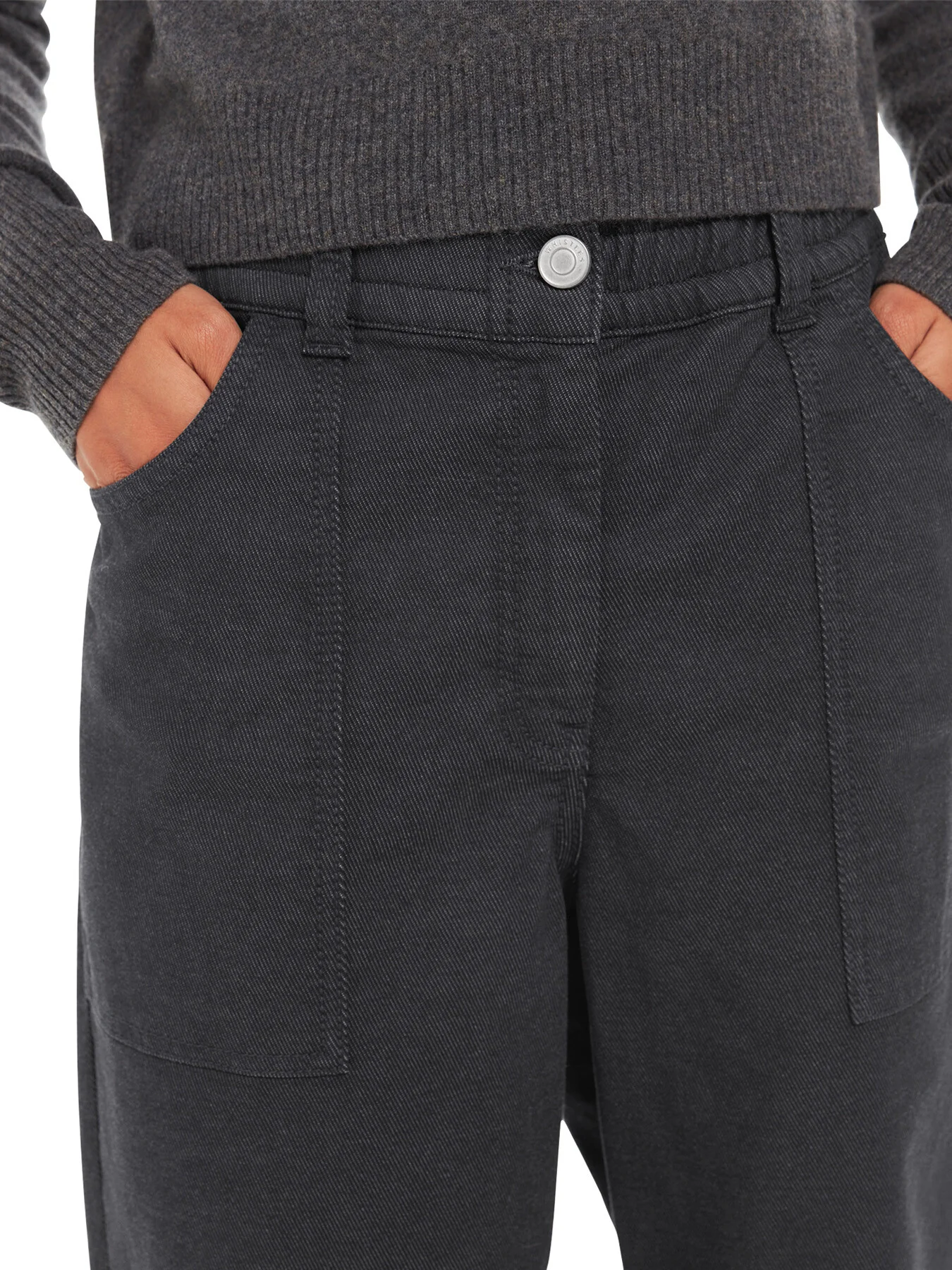 Black Tessa Casual Trouser - Image 3