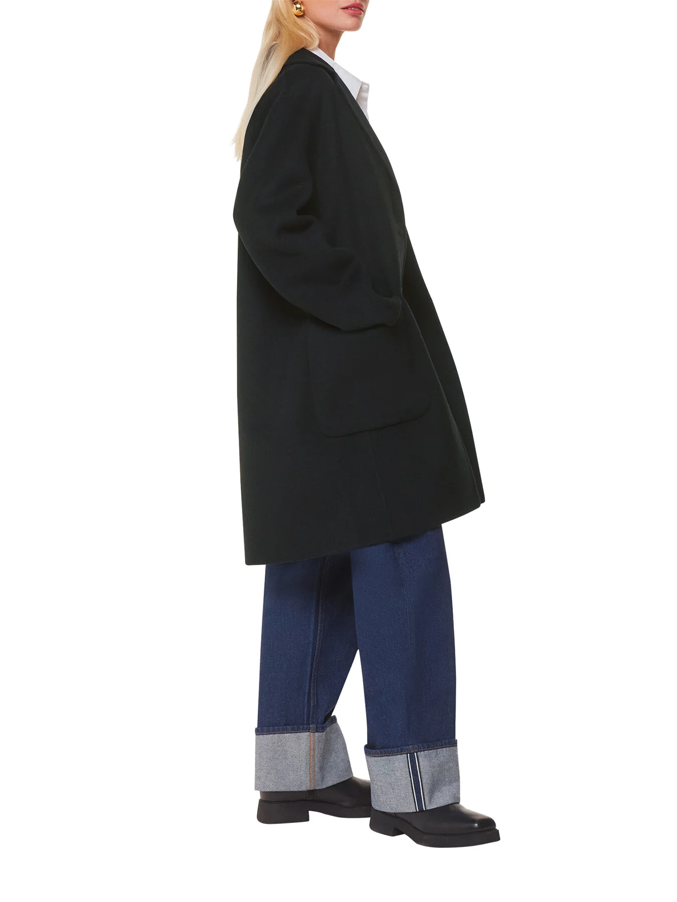 Cassie Double Face Pocket Coat - Image 2