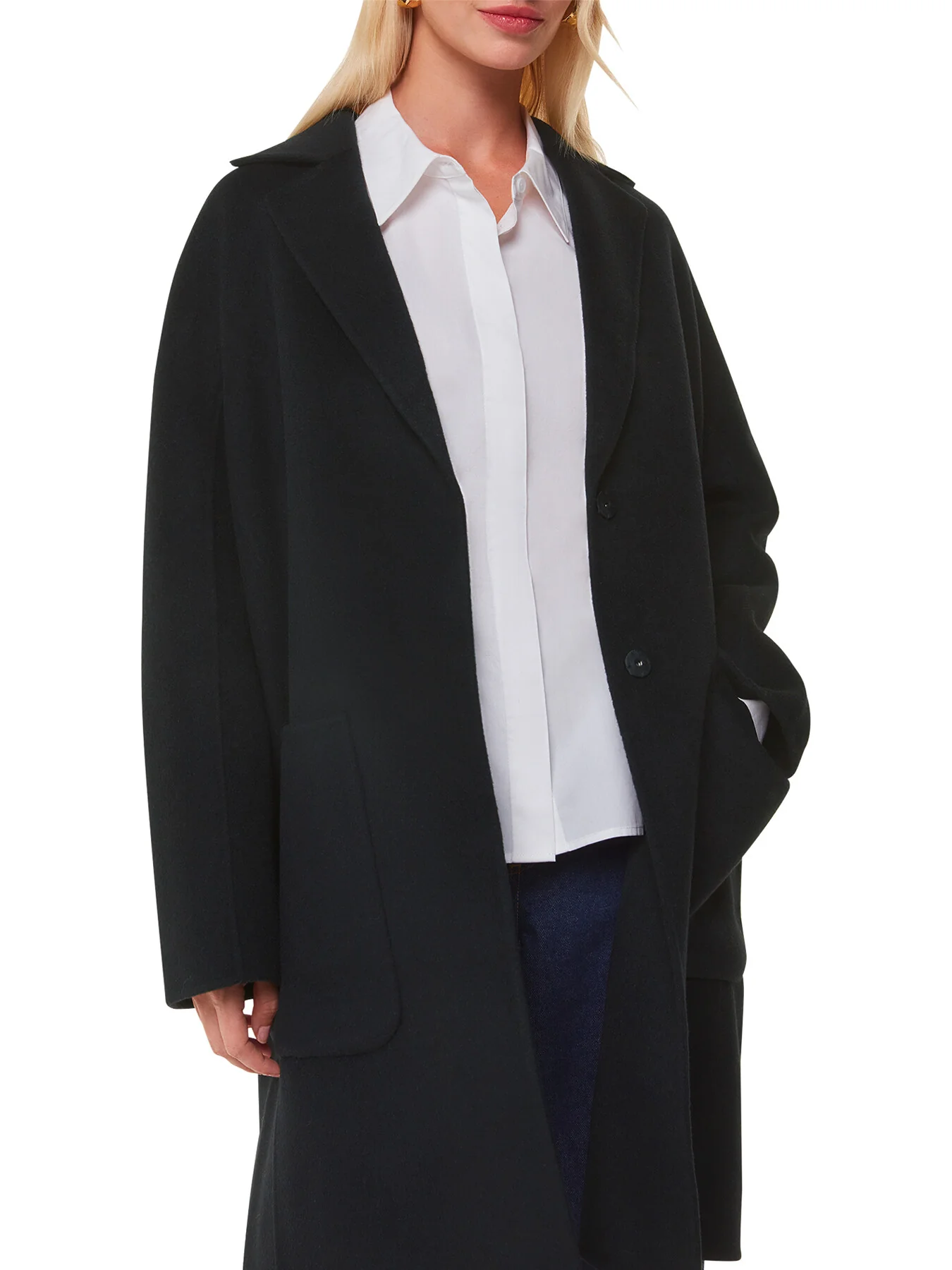 Cassie Double Face Pocket Coat - Image 4