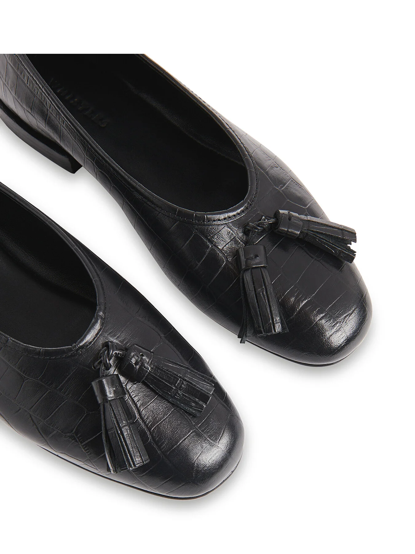 Cilou Tassel Croc Ballet Pump - Image 2