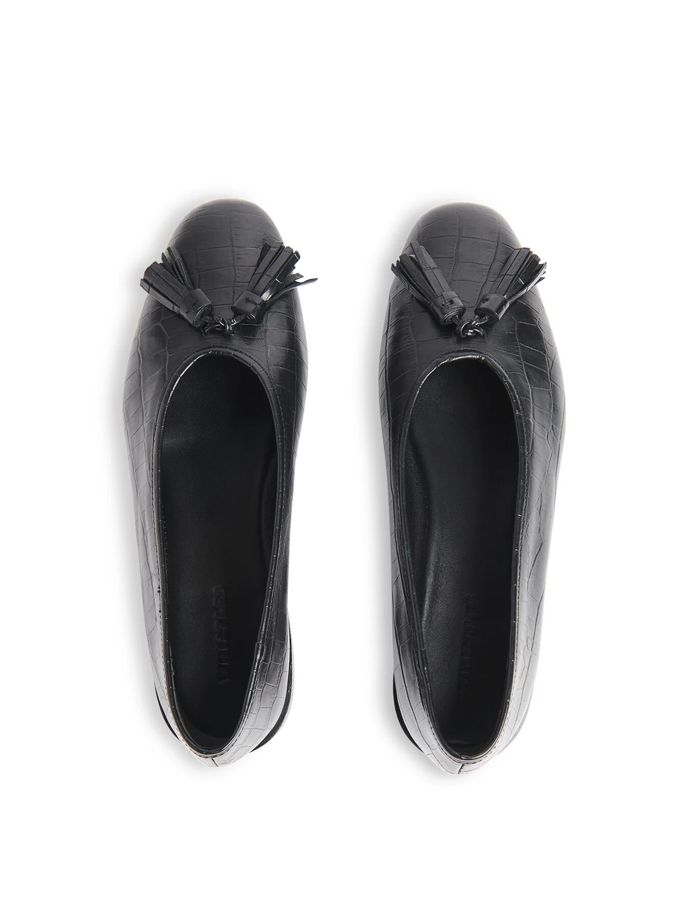 Cilou Tassel Croc Ballet Pump - Image 3
