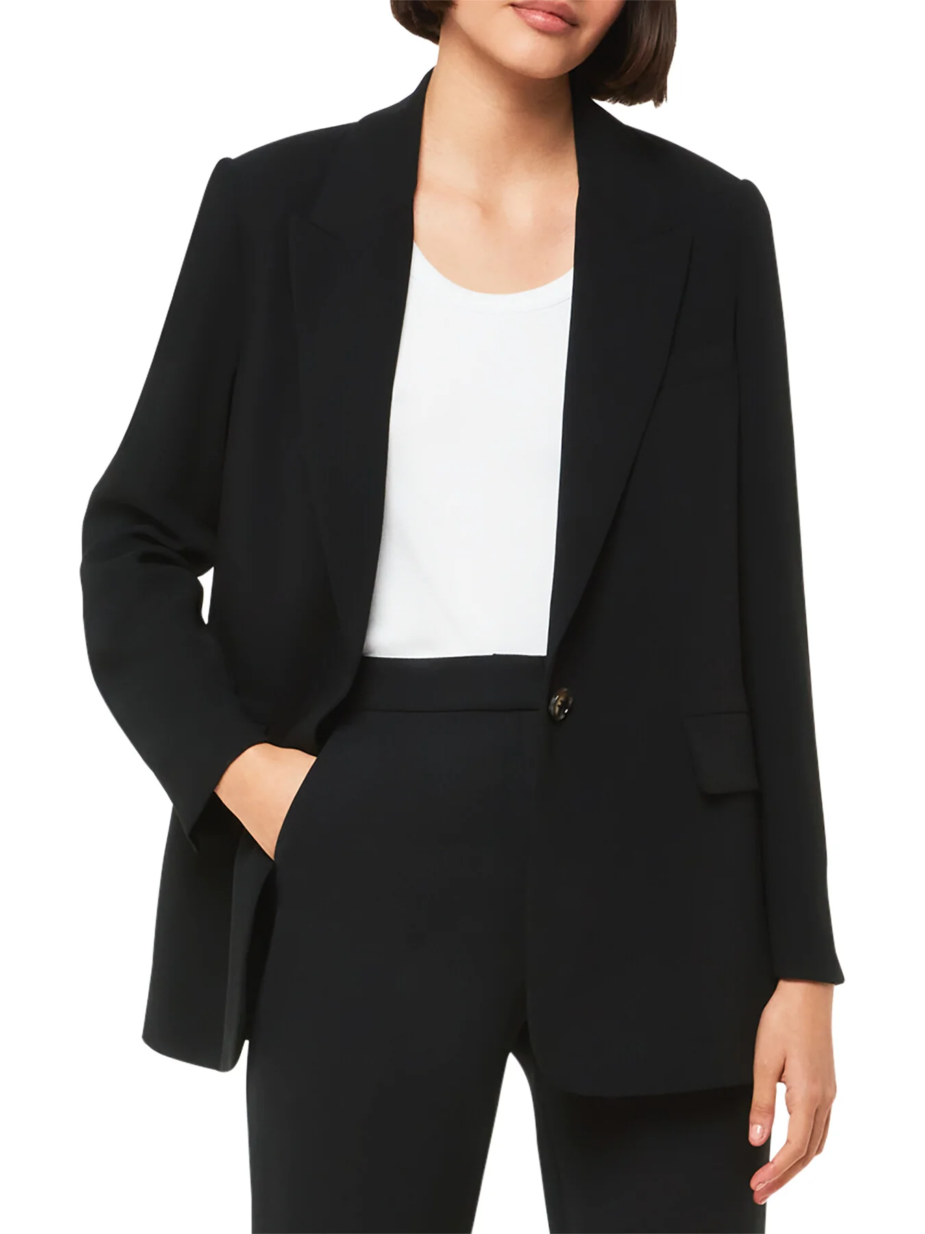 Crepe Boyfriend Blazer - Image 2