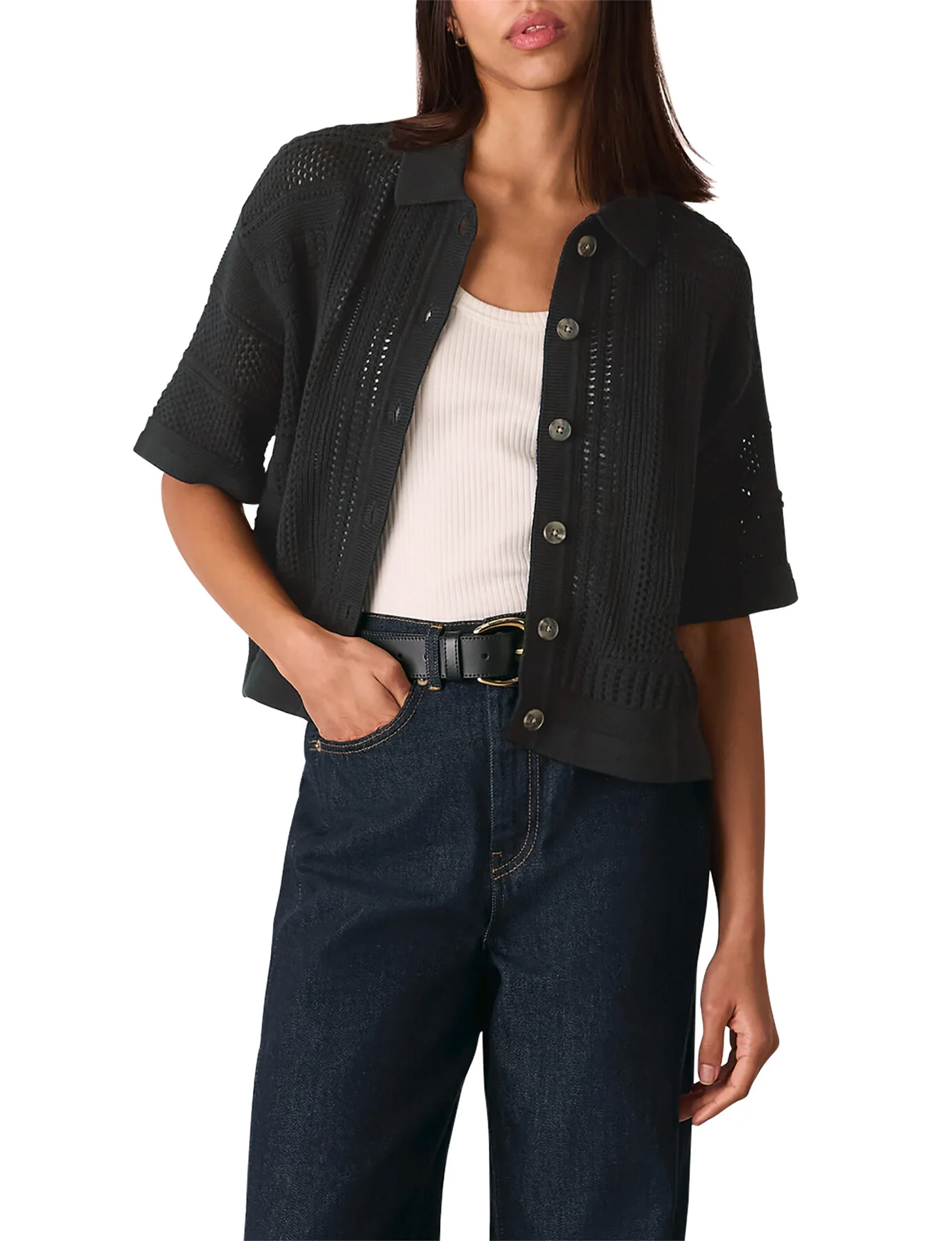 Crochet Knitted Shirt - Image 2