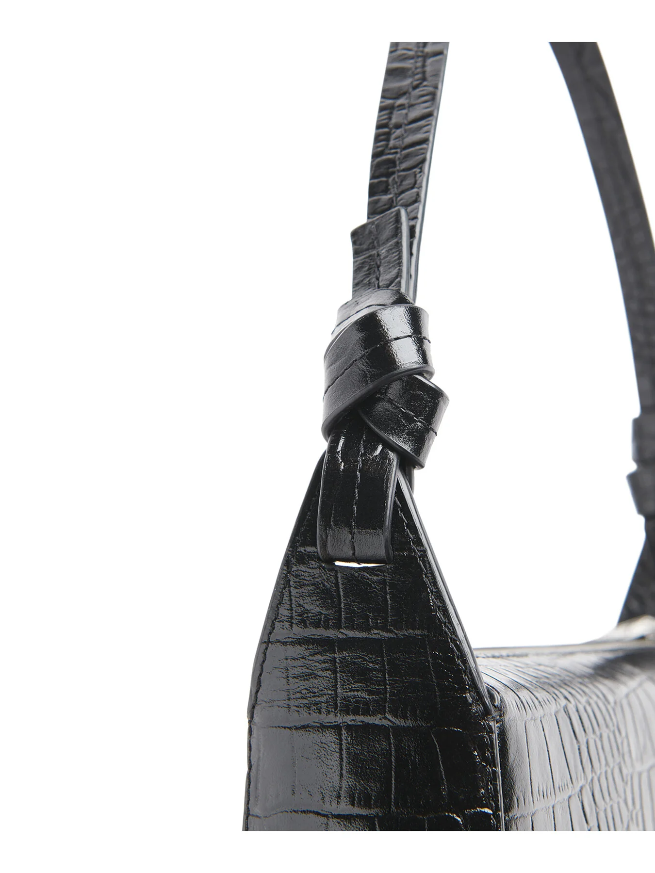 Erica Croc Shoulder Bag - Image 2