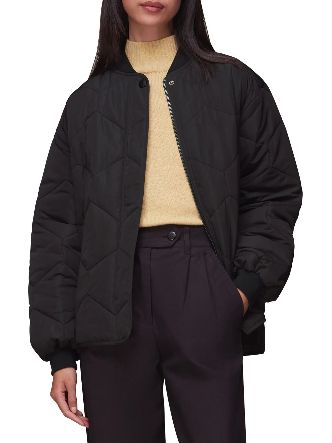 Ida Short Quilted Coat - Image 4