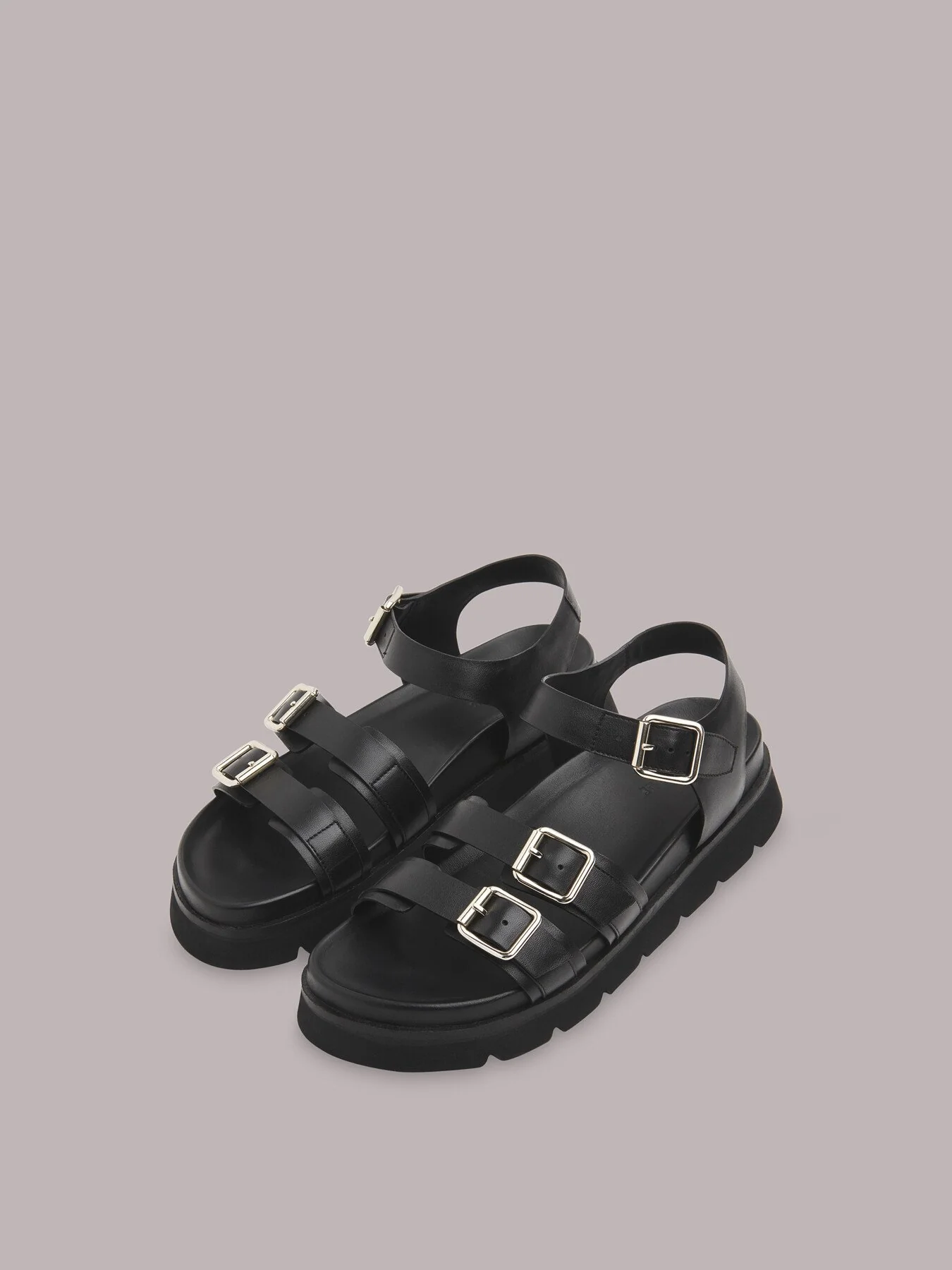 Jemma Triple Buckle Sandal - Image 2
