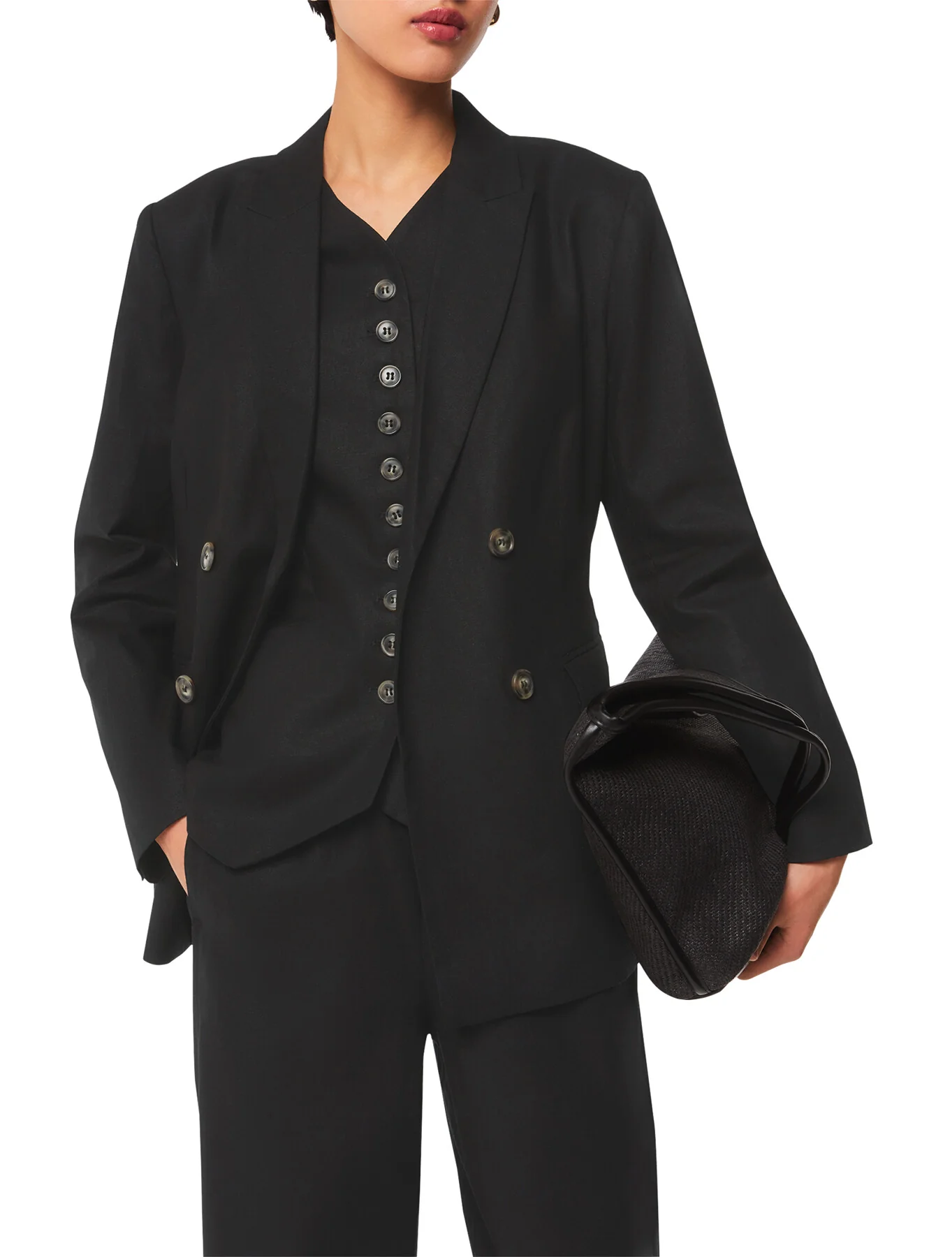 Lindsey Linen Blend Blazer - Image 2